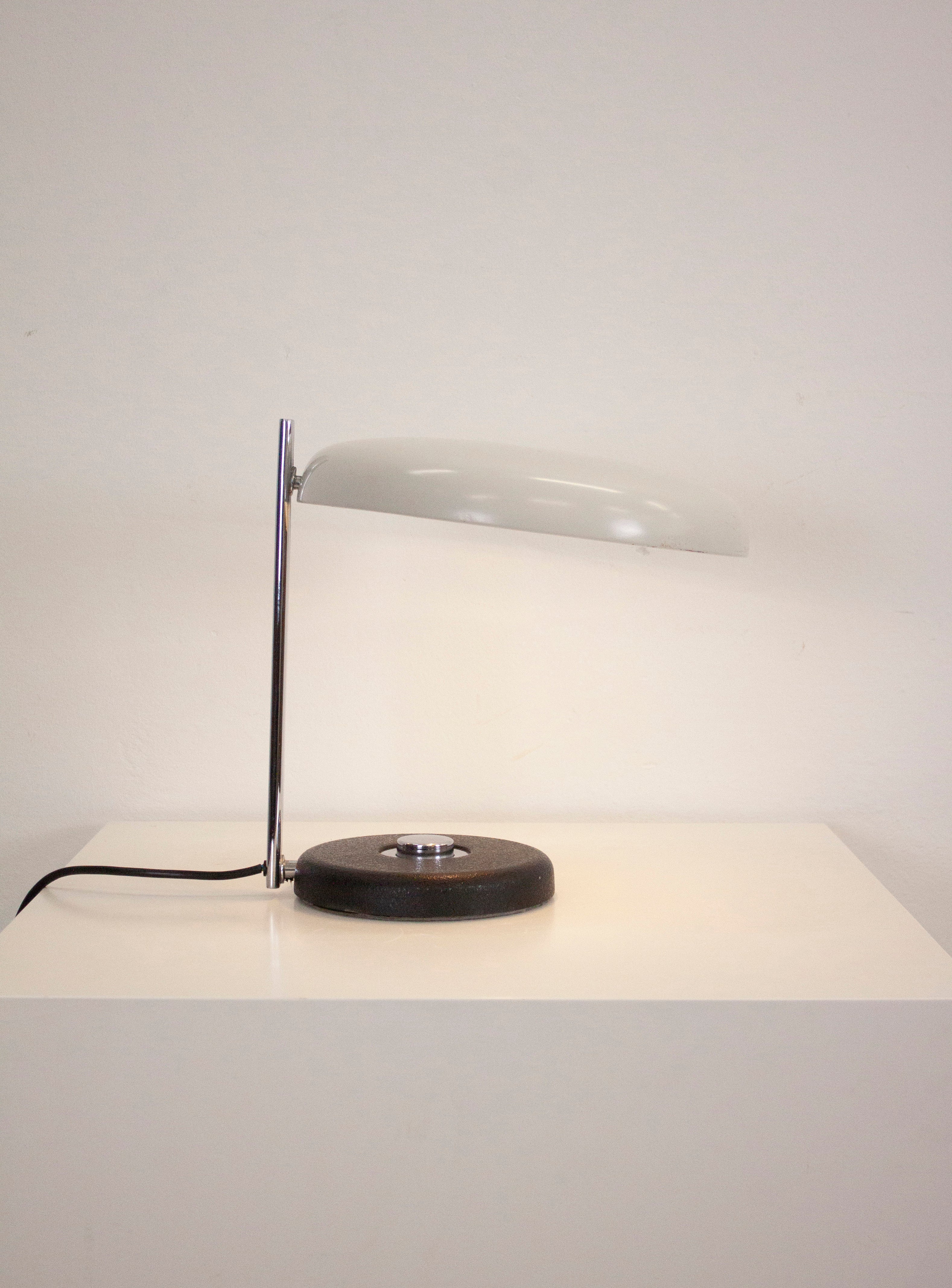 Hillebrand Oslo Desk Lamp by Heinz Pfaender (Light Grey) - Image 5