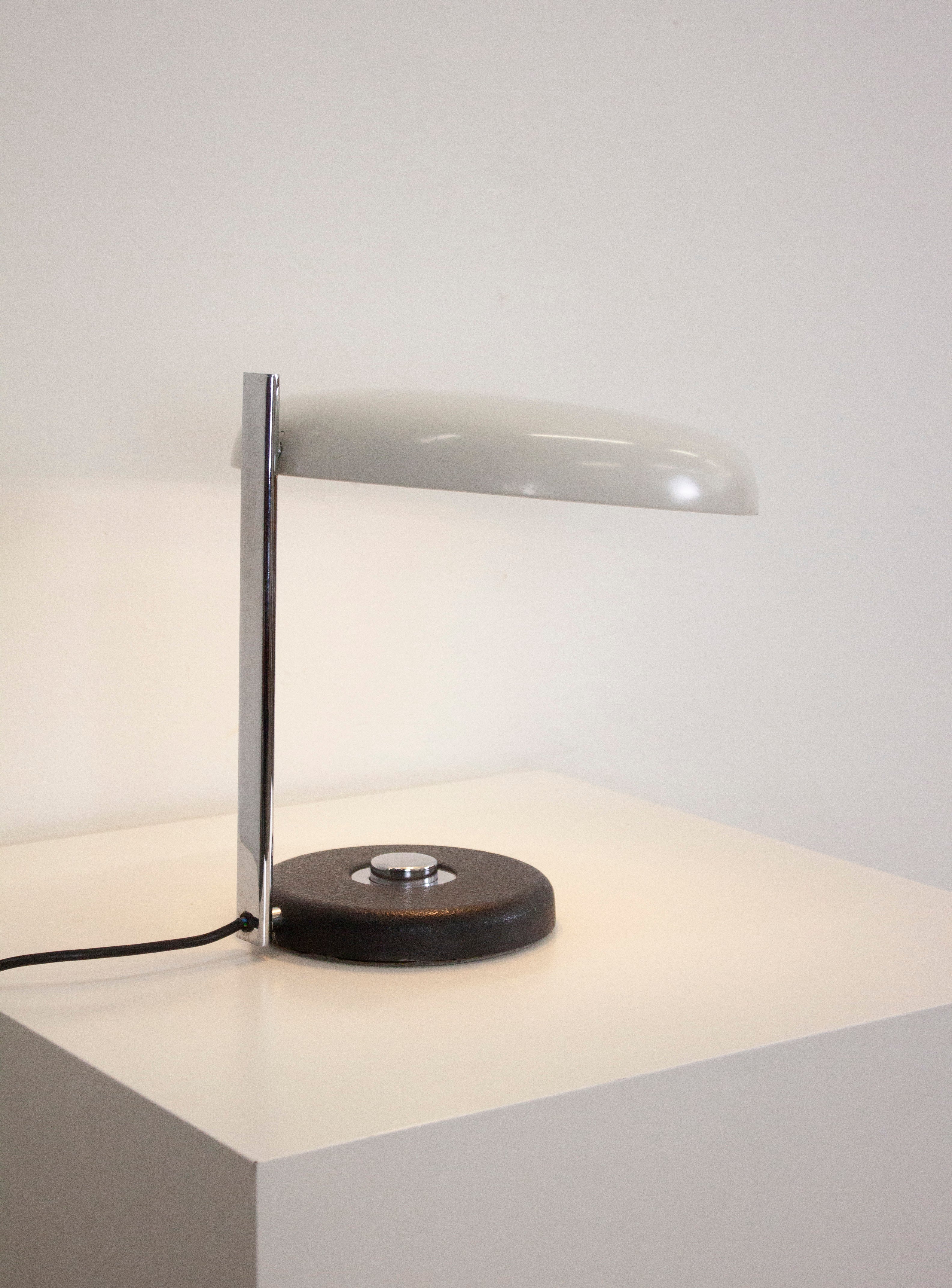 Hillebrand Oslo Desk Lamp by Heinz Pfaender (Light Grey) - Image 8