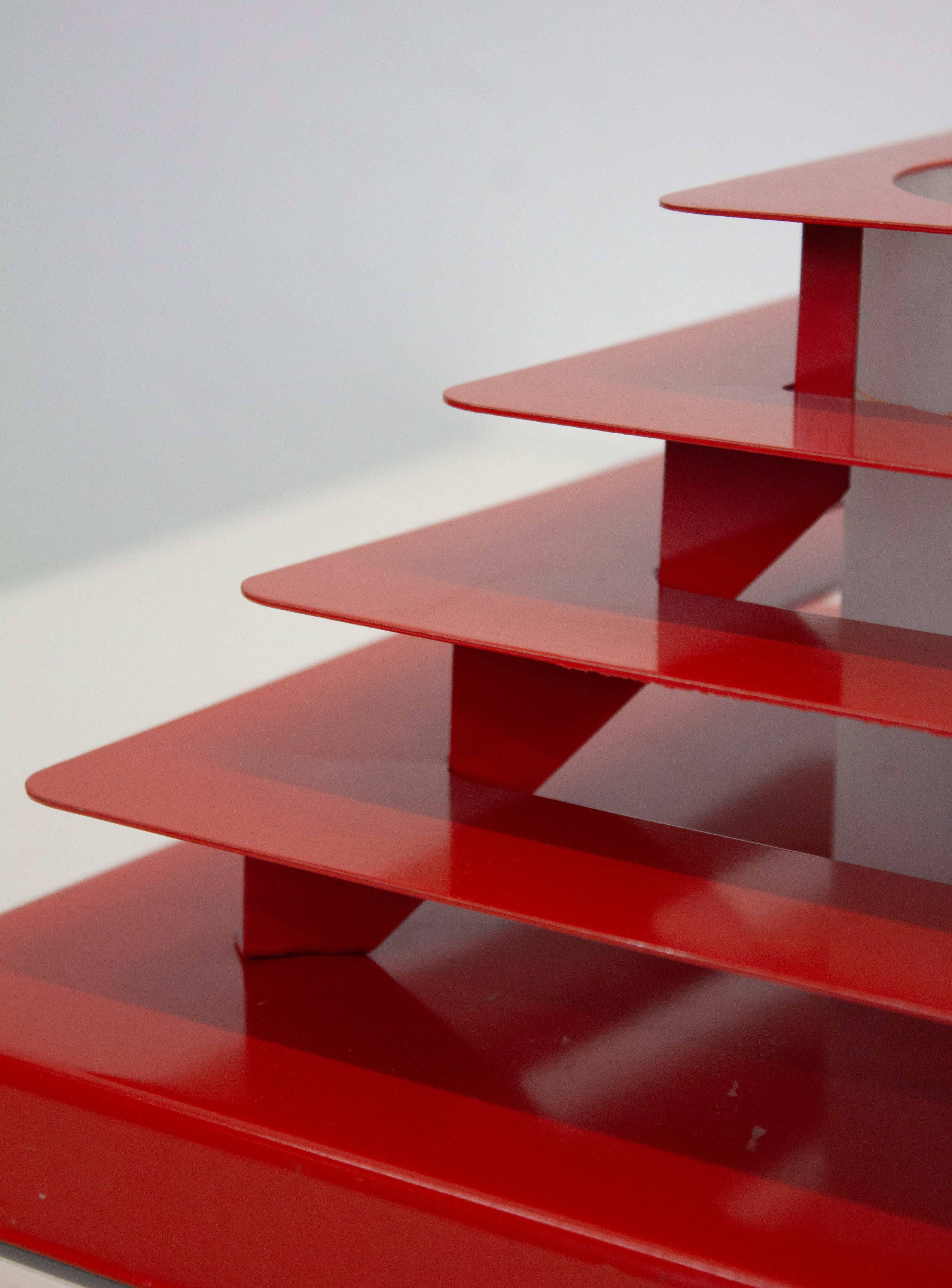 Hustadt Leuchten Wall Lamp (Red) - Image 11
