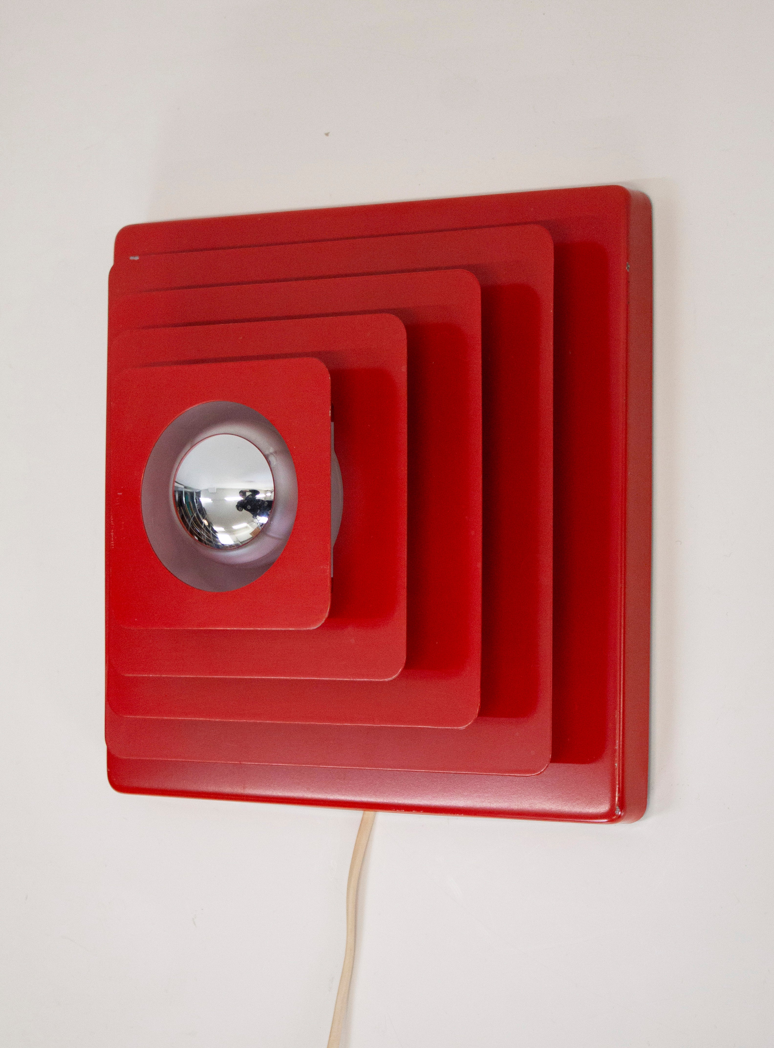 Hustadt Leuchten Wall Lamp (Red) - Image 6