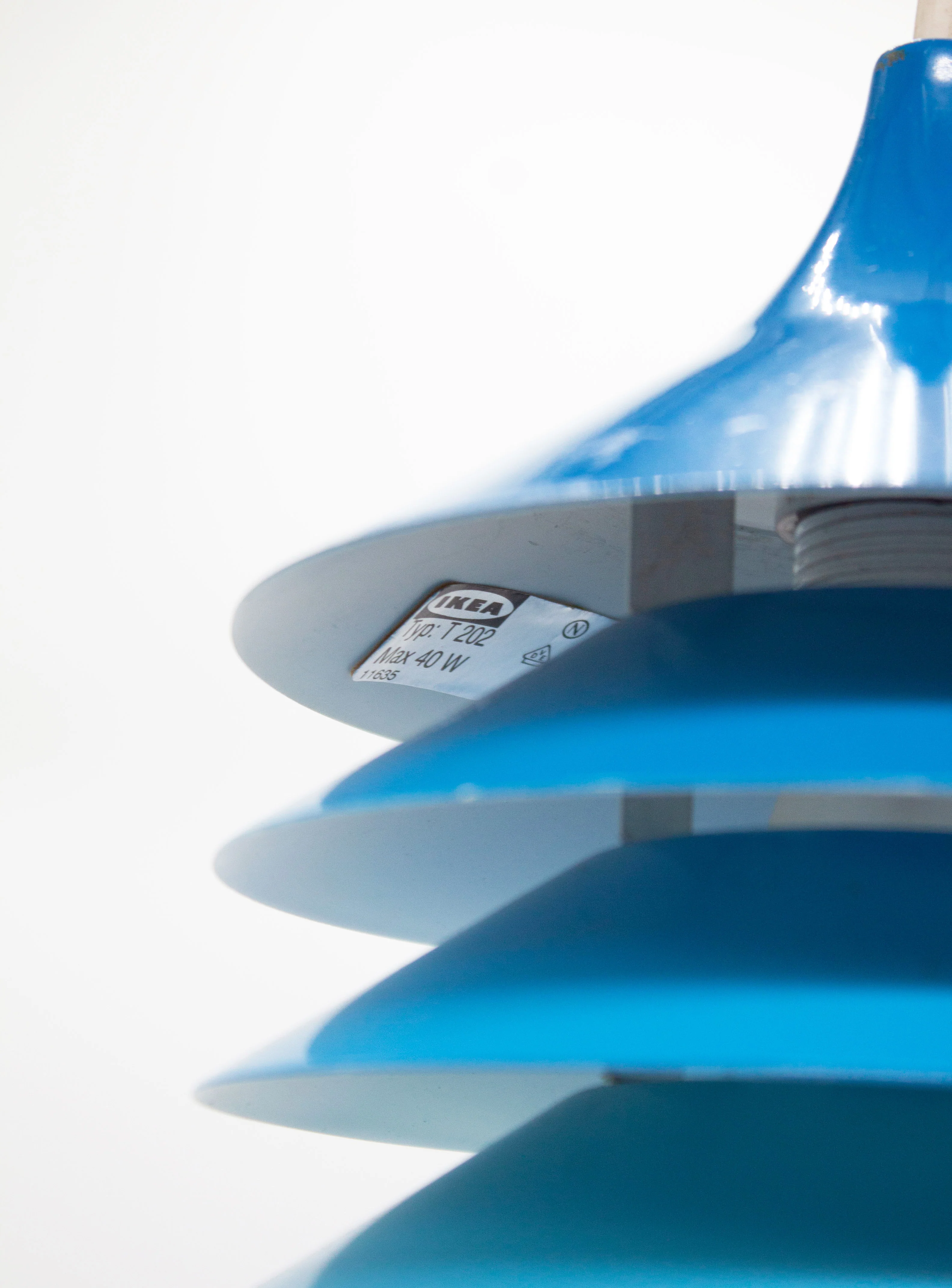 Ikea Duett Pendant Lamp by Bent Gantzel Boysen (Blue Gradient) - Image 5