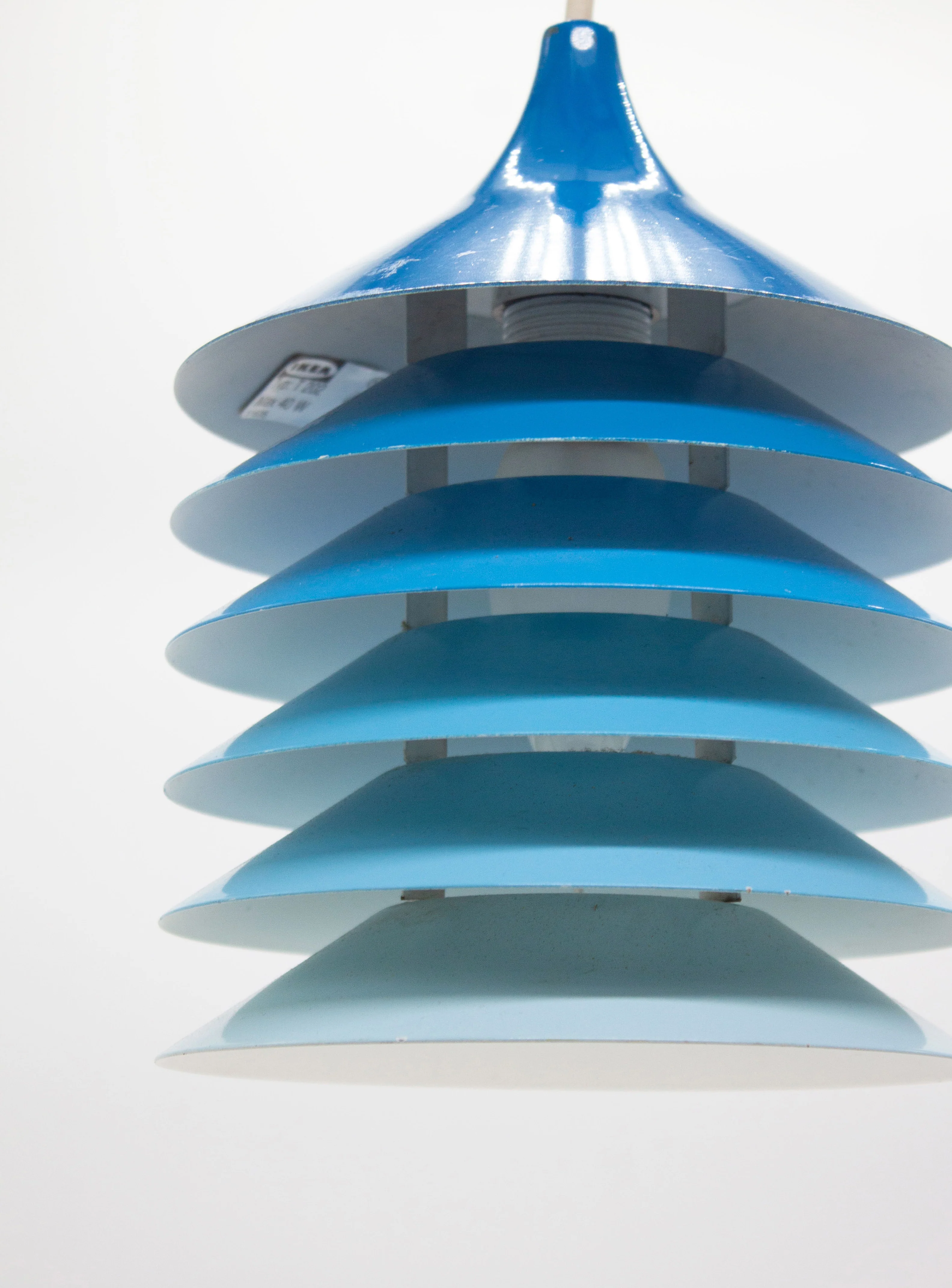 Ikea Duett Pendant Lamp by Bent Gantzel Boysen (Blue Gradient) - Image 6