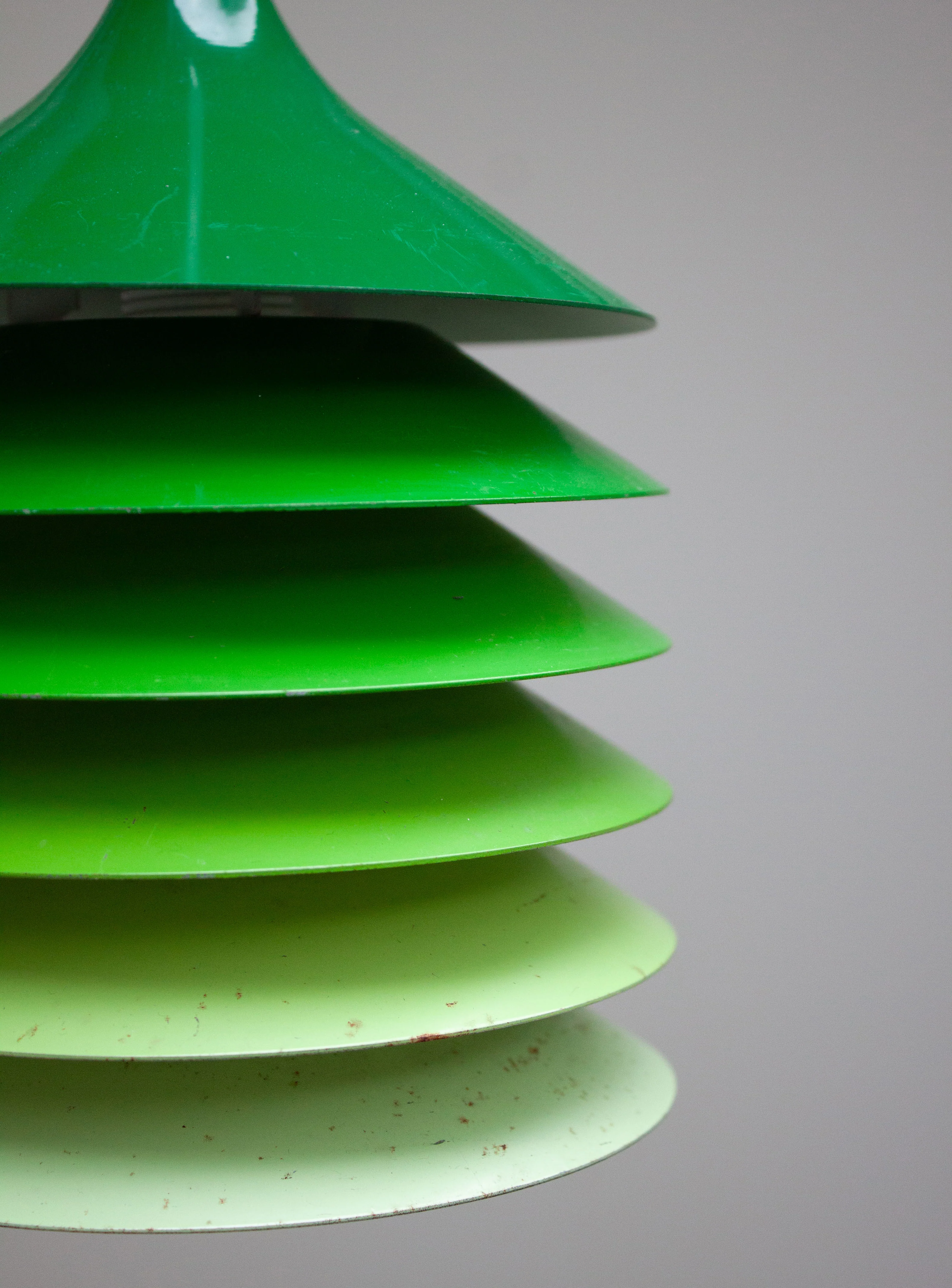 Ikea Duett Pendant Lamp by Bent Gantzel Boysen (Green Gradient) - Image 3