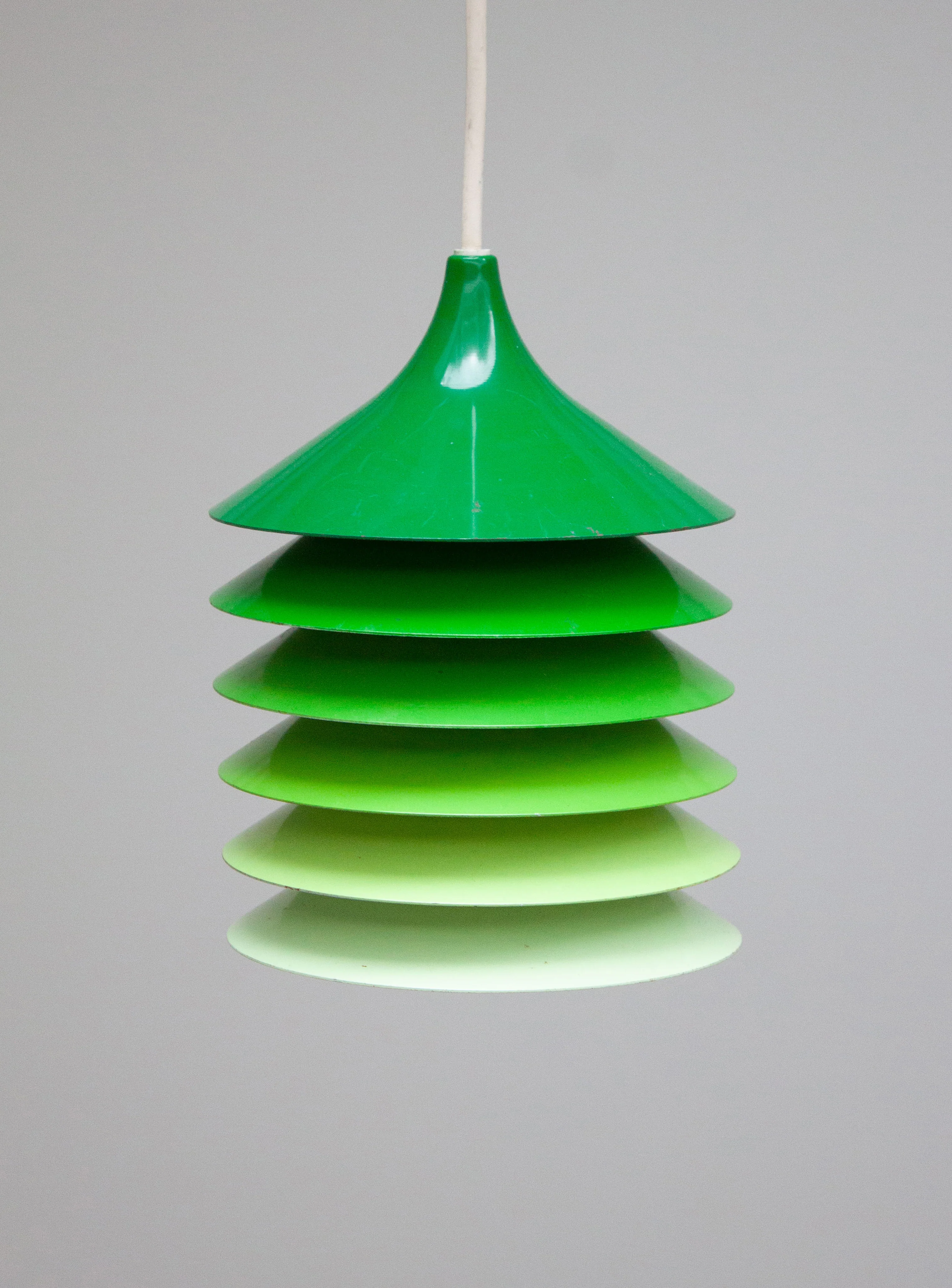 Ikea Duett Pendant Lamp by Bent Gantzel Boysen (Green Gradient) - Image 4