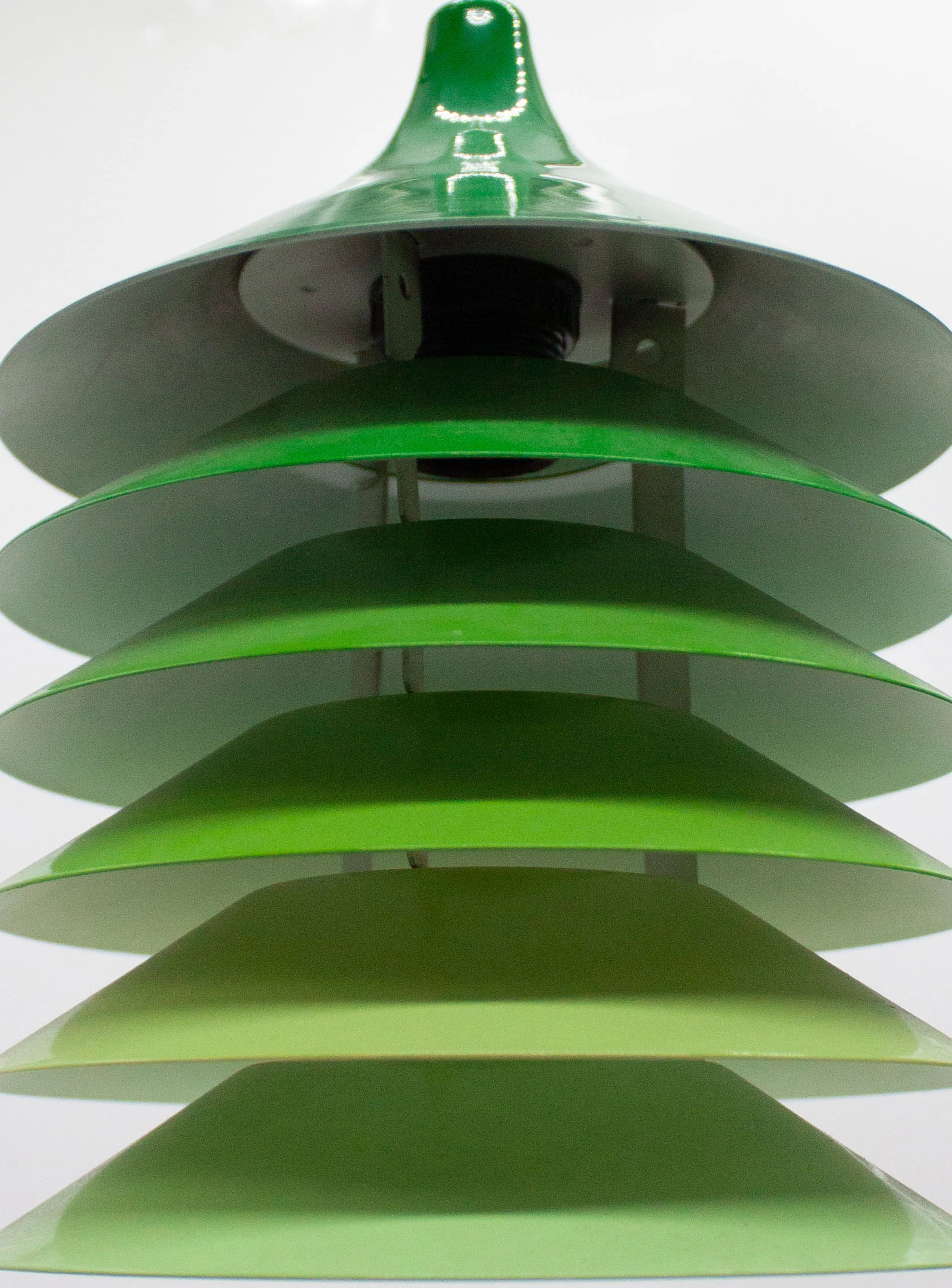 Ikea Duett Pendant Lamp by Bent Gantzel Boysen (Green Gradient) - Image 4
