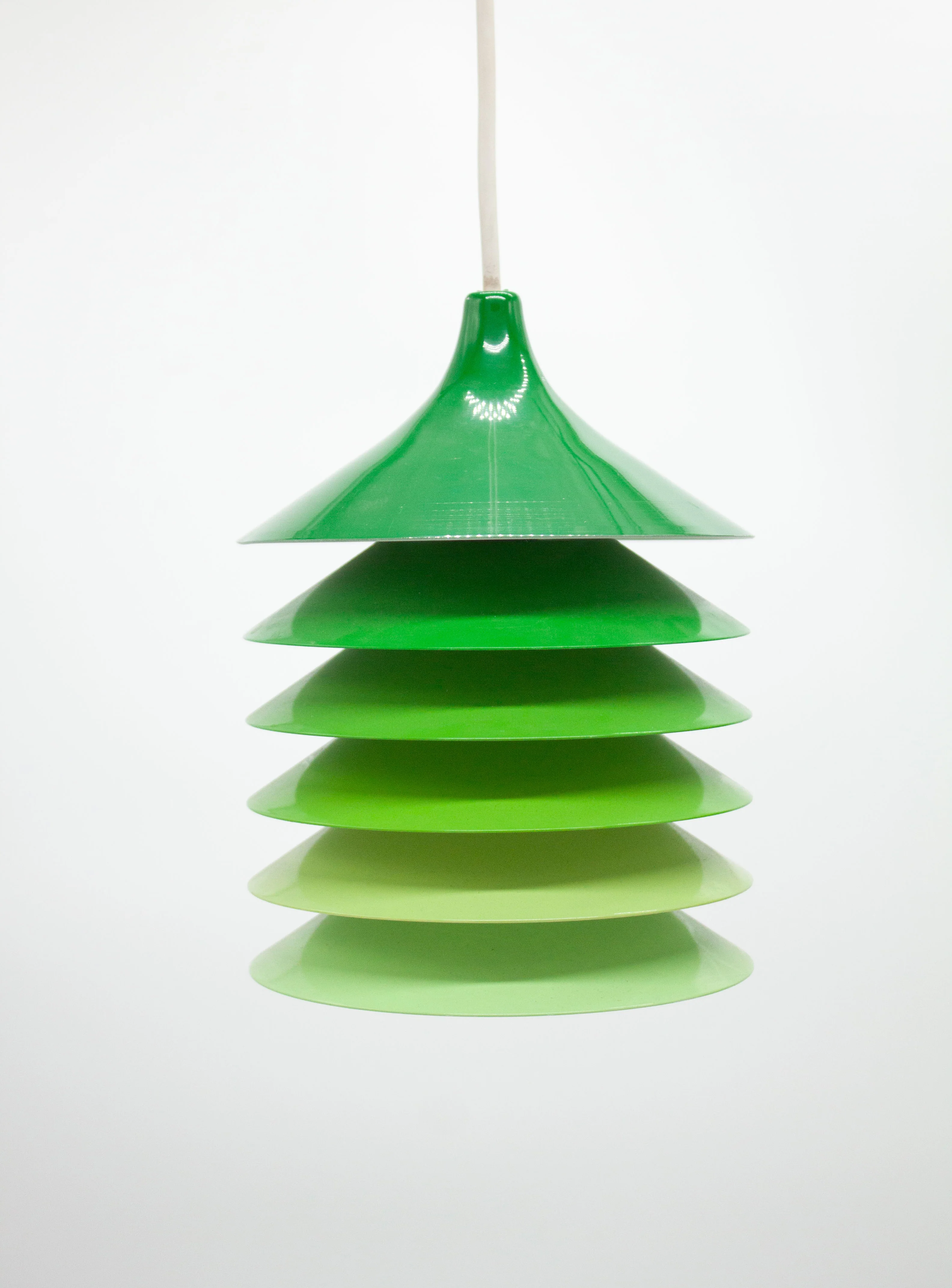 Ikea Duett Pendant Lamp by Bent Gantzel Boysen (Green Gradient) - Image 5