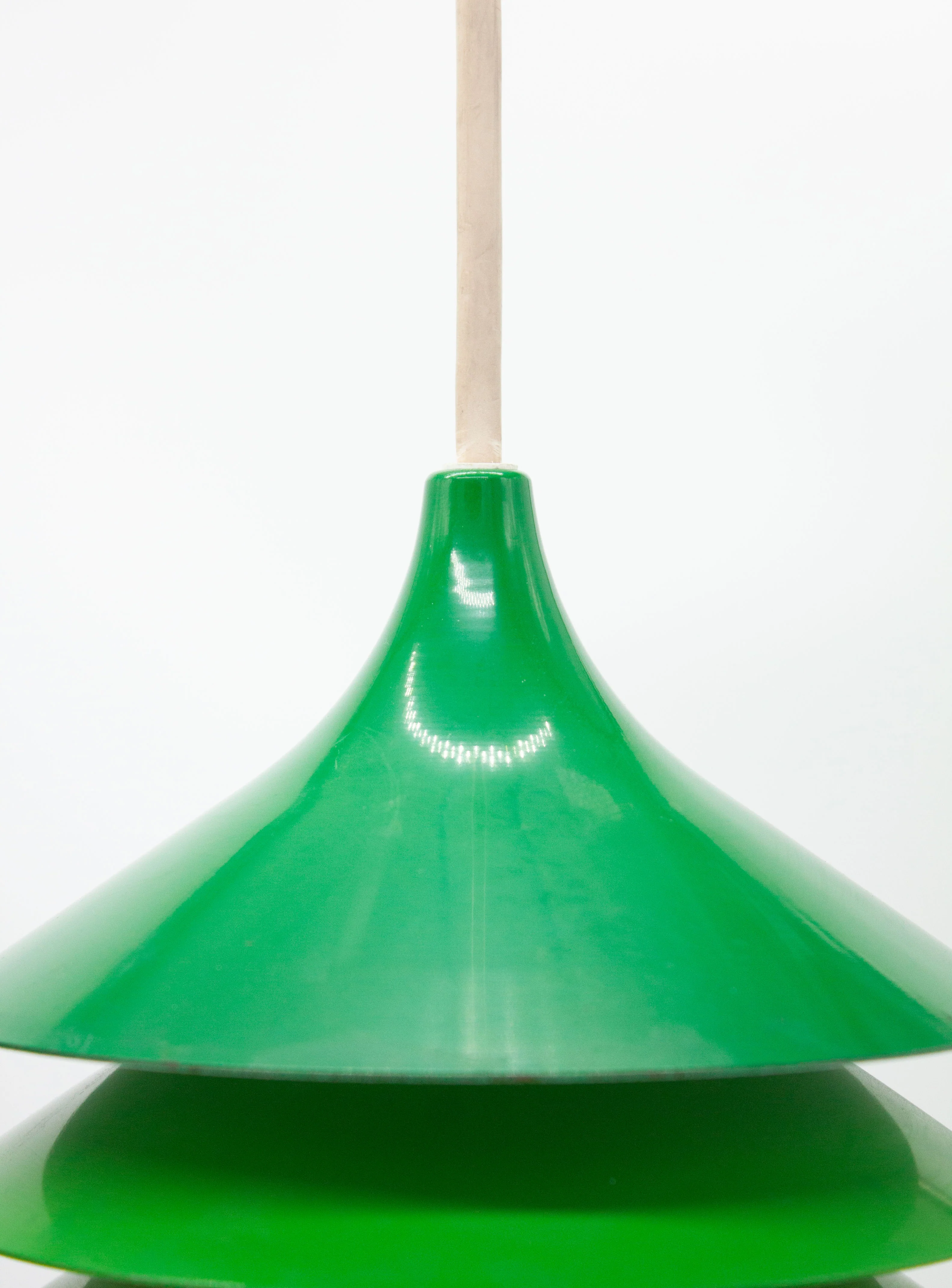 Ikea Duett Pendant Lamp by Bent Gantzel Boysen (Green Gradient) - Image 8