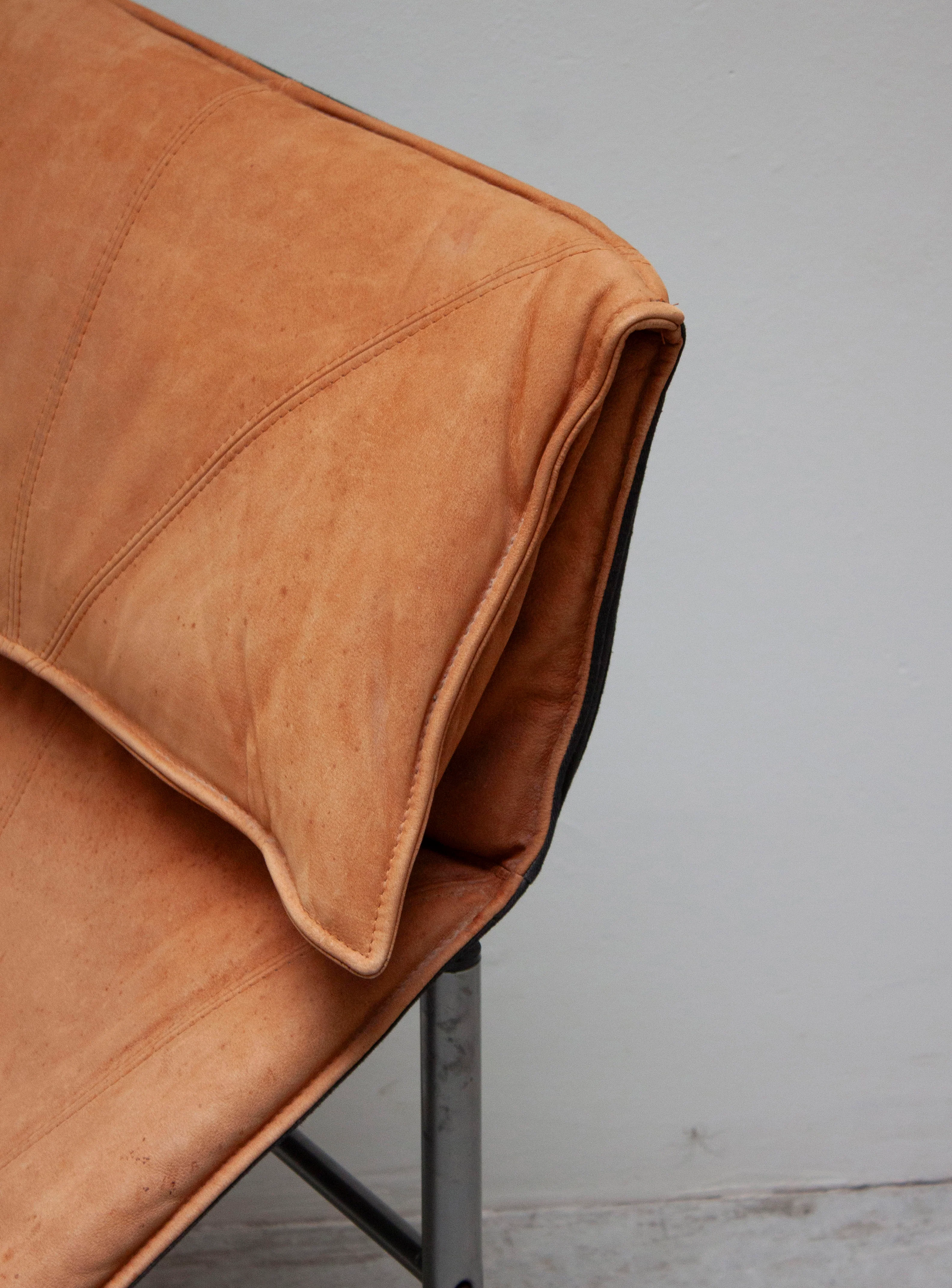 Ikea Skye Chaise Longue by Tord Björklund (Cognac) - Image 18
