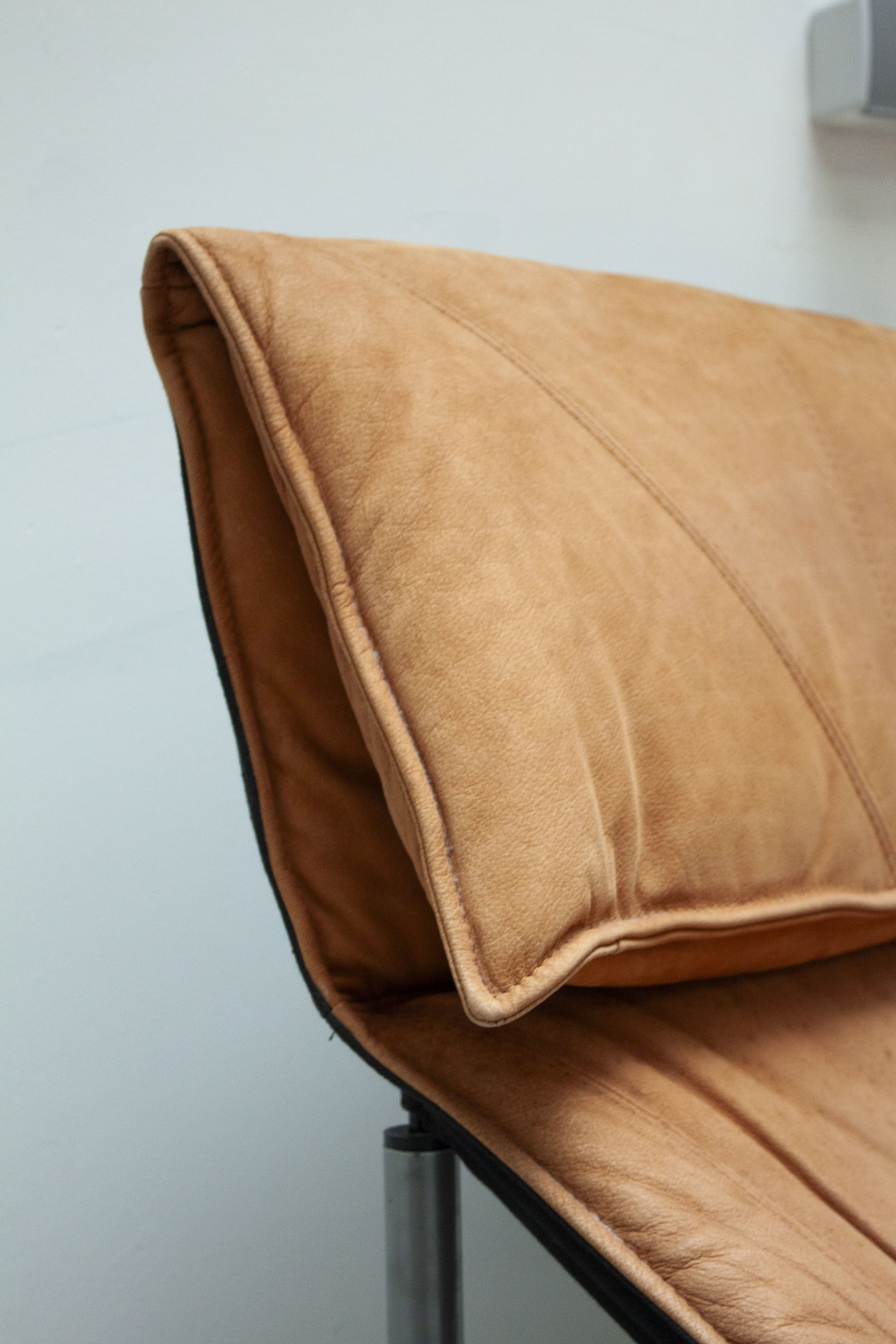 Ikea Skye Chaise Longue by Tord Björklund (Cognac) - Image 19