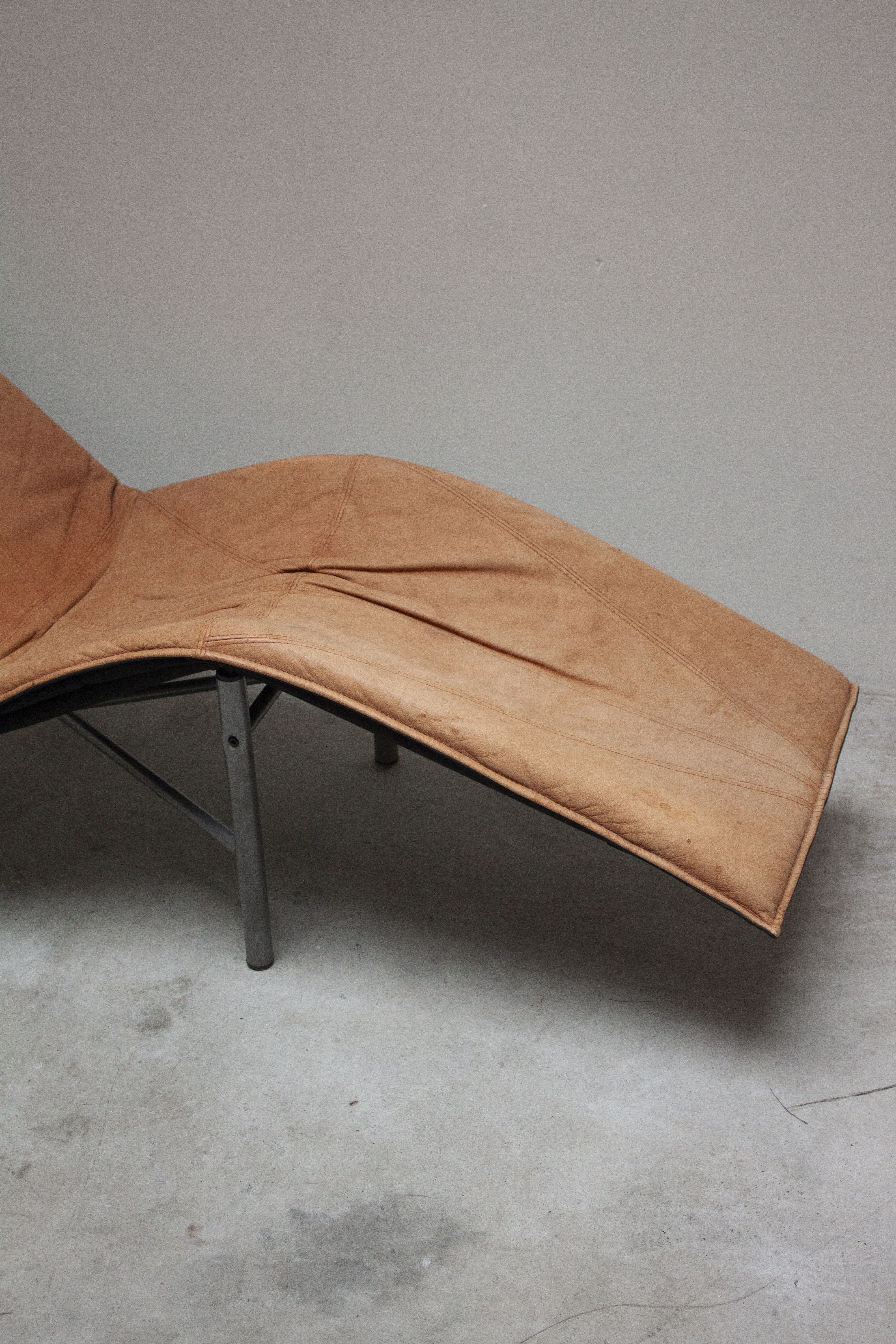 Ikea Skye Chaise Longue by Tord Björklund (Cognac) - Image 20