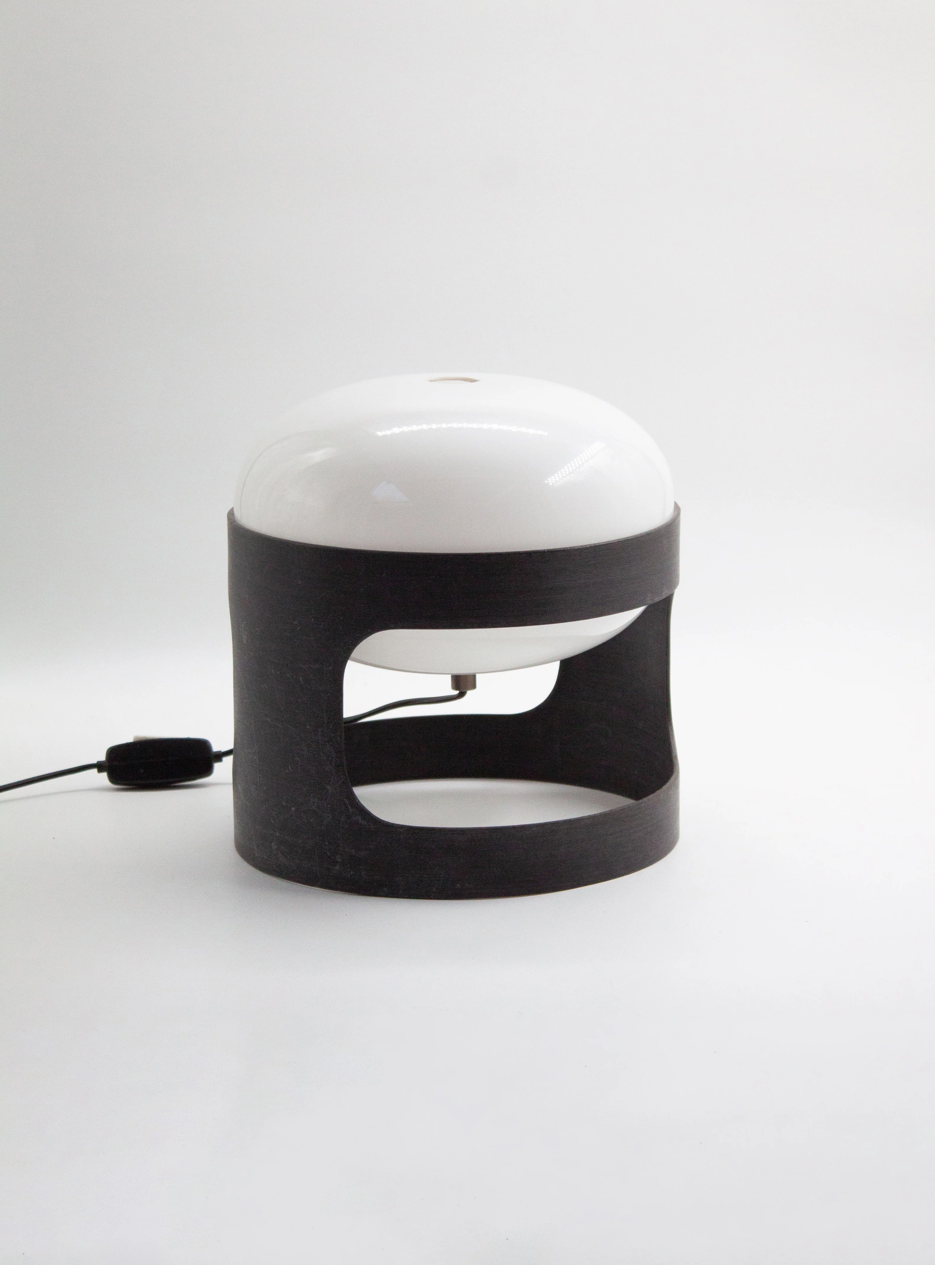 Kartell KD28 Pre-Production Desk Lamp by Joe Colombo (Black)