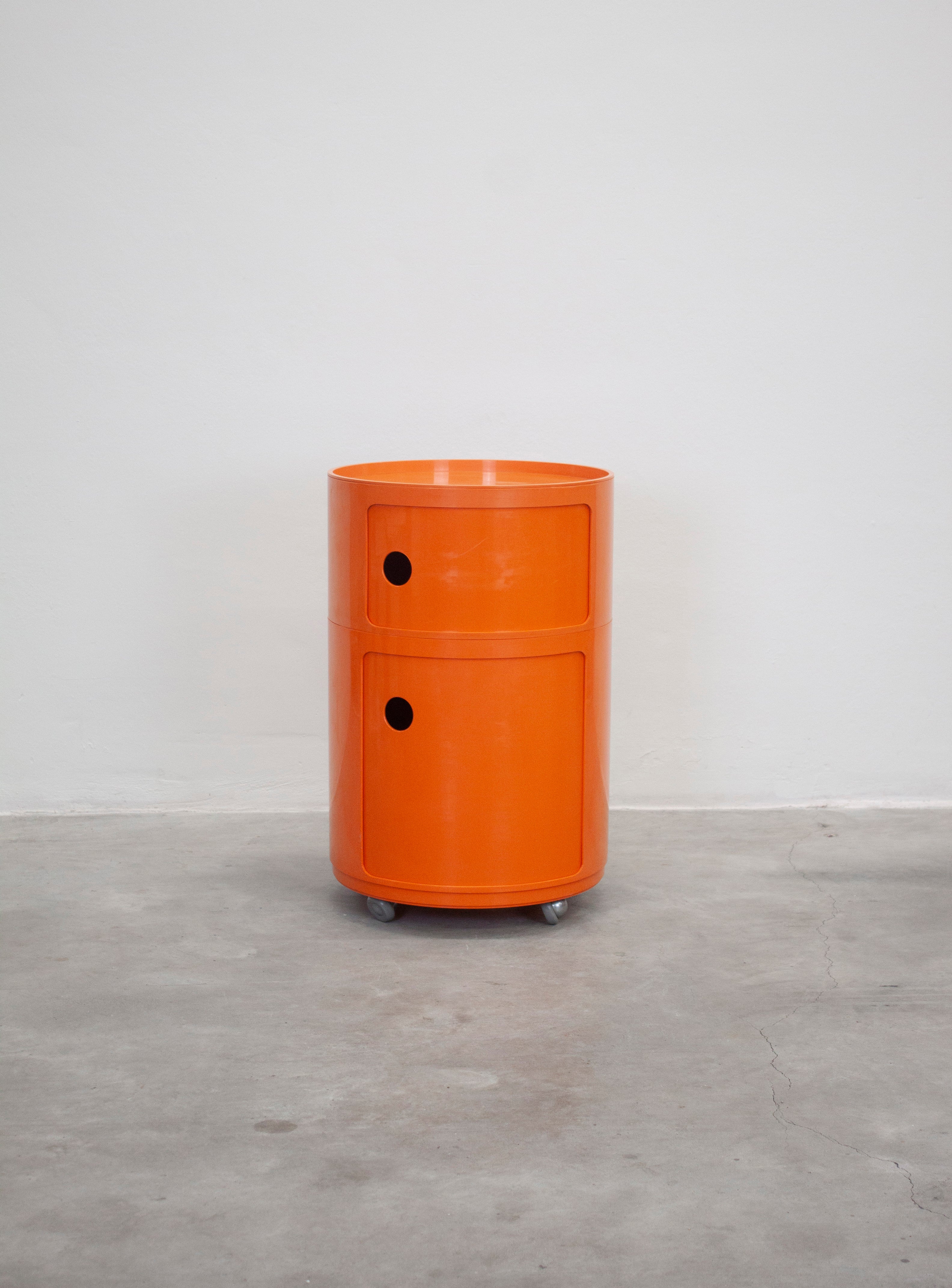 Kartell Large Componibili Container by Anna Castelli (Orange)