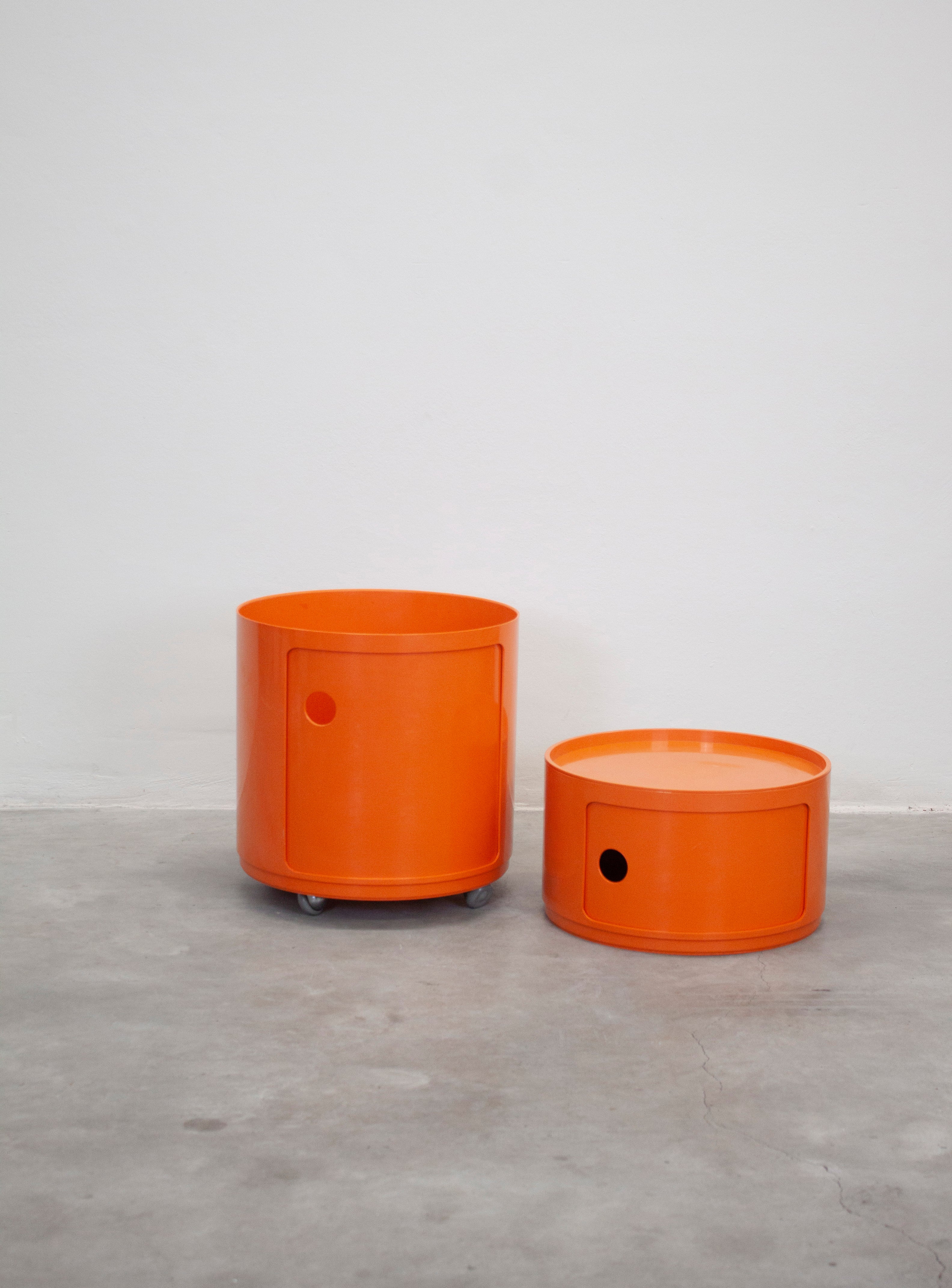 Kartell Large Componibili Container by Anna Castelli (Orange) - Image 13
