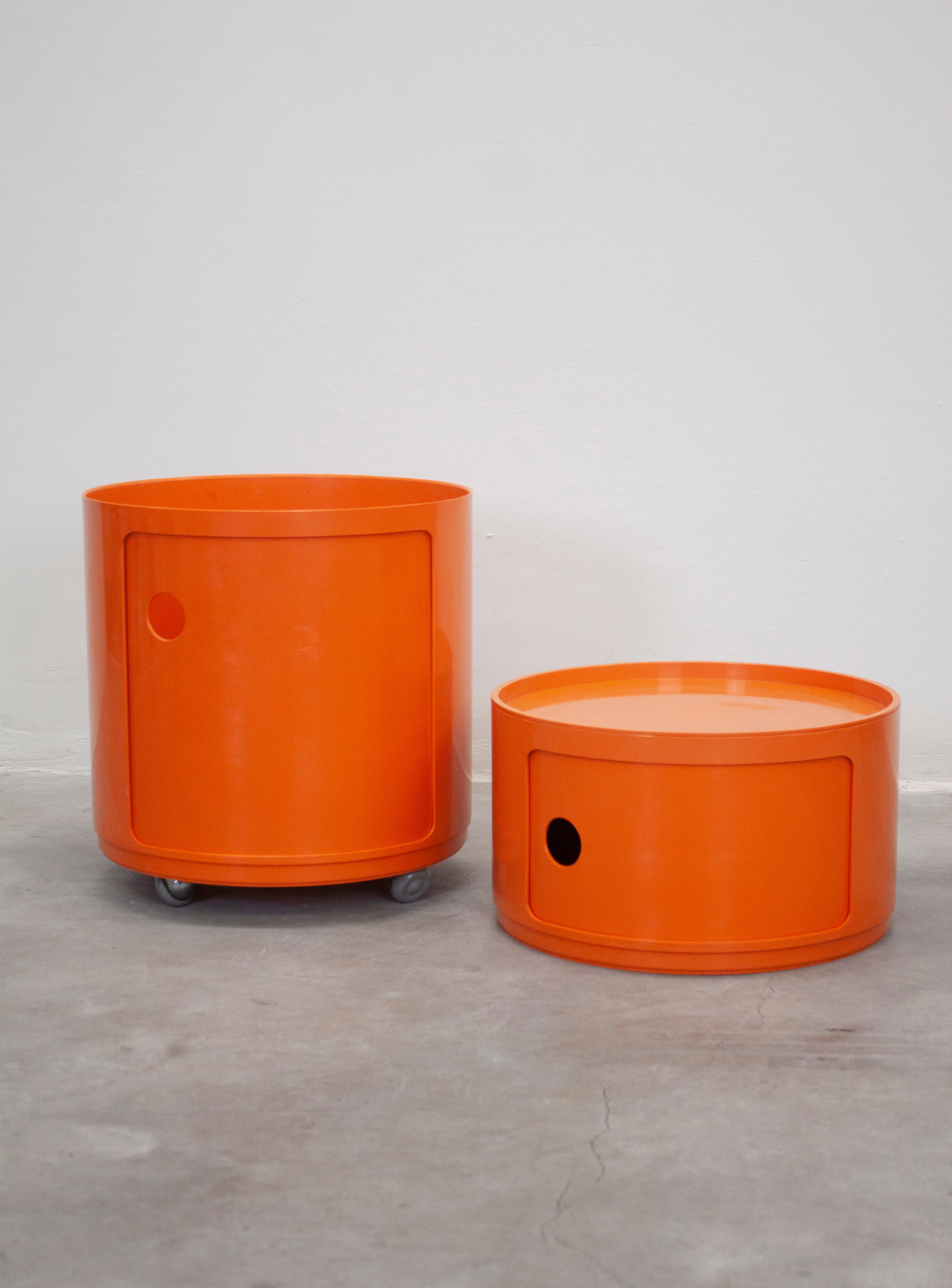 Kartell Large Componibili Container by Anna Castelli (Orange) - Image 14