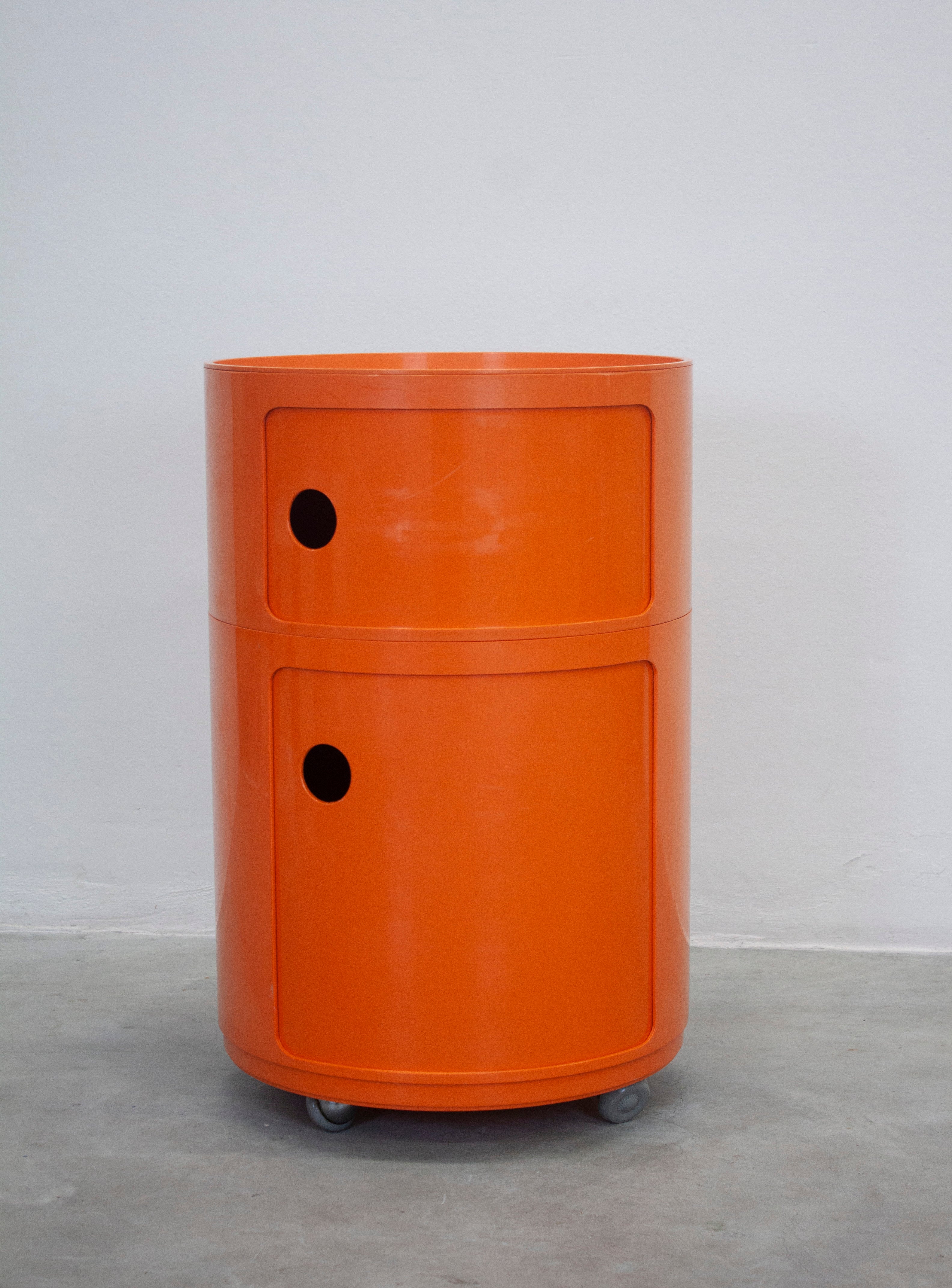 Kartell Large Componibili Container by Anna Castelli (Orange) - Image 15