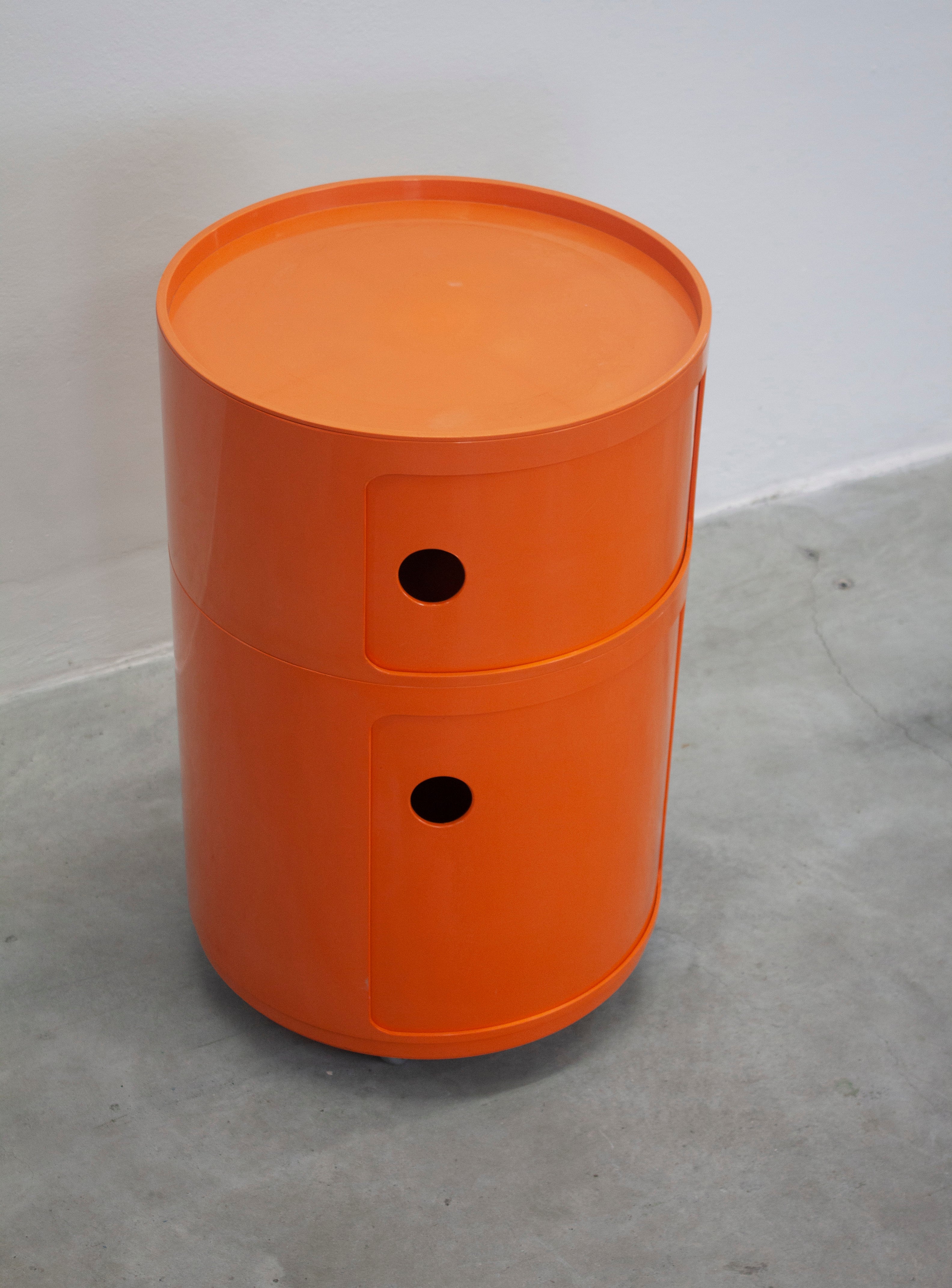 Kartell Large Componibili Container by Anna Castelli (Orange) - Image 16