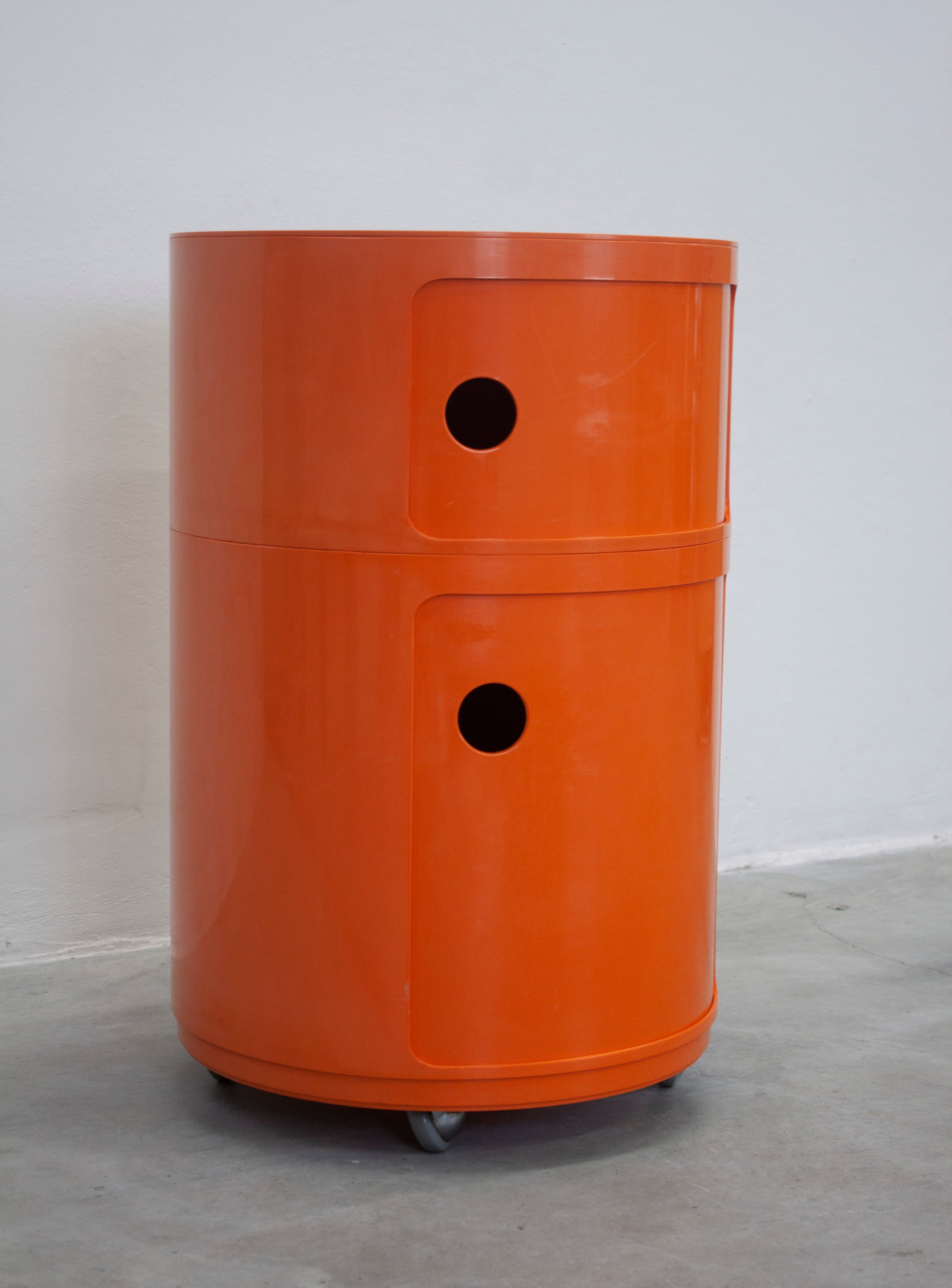 Kartell Large Componibili Container by Anna Castelli (Orange) - Image 17