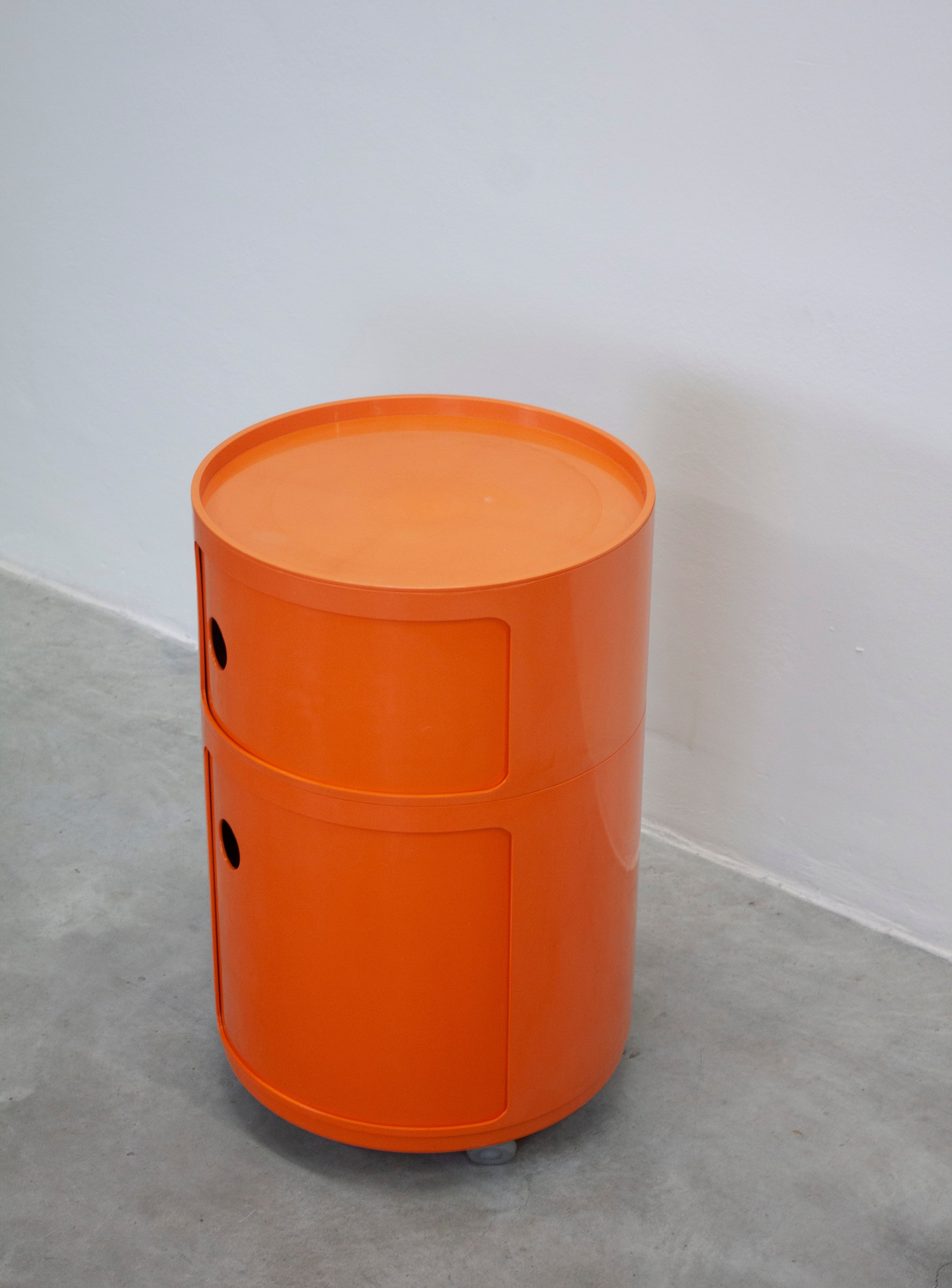 Kartell Large Componibili Container by Anna Castelli (Orange) - Image 18