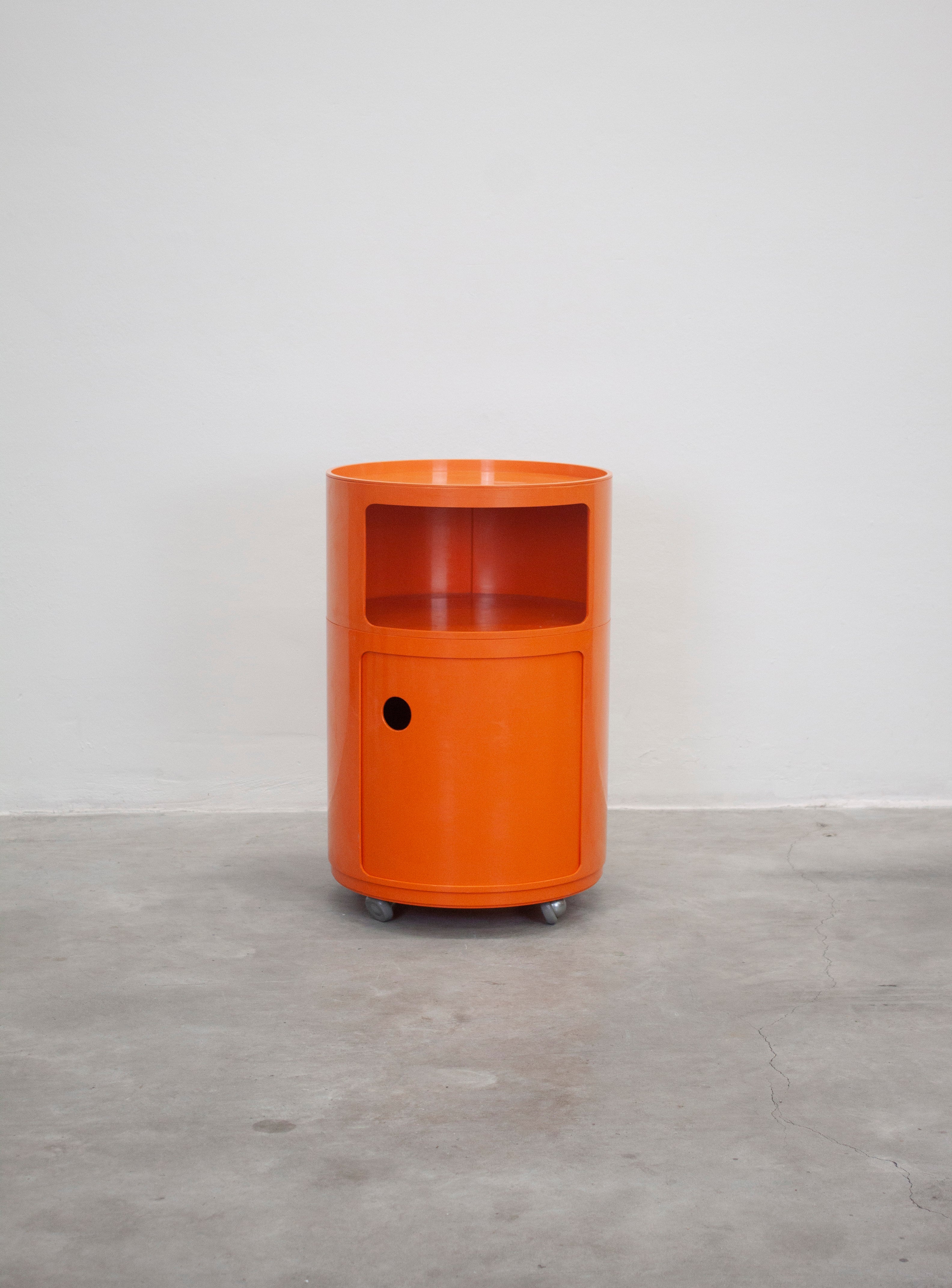 Kartell Large Componibili Container by Anna Castelli (Orange) - Image 2