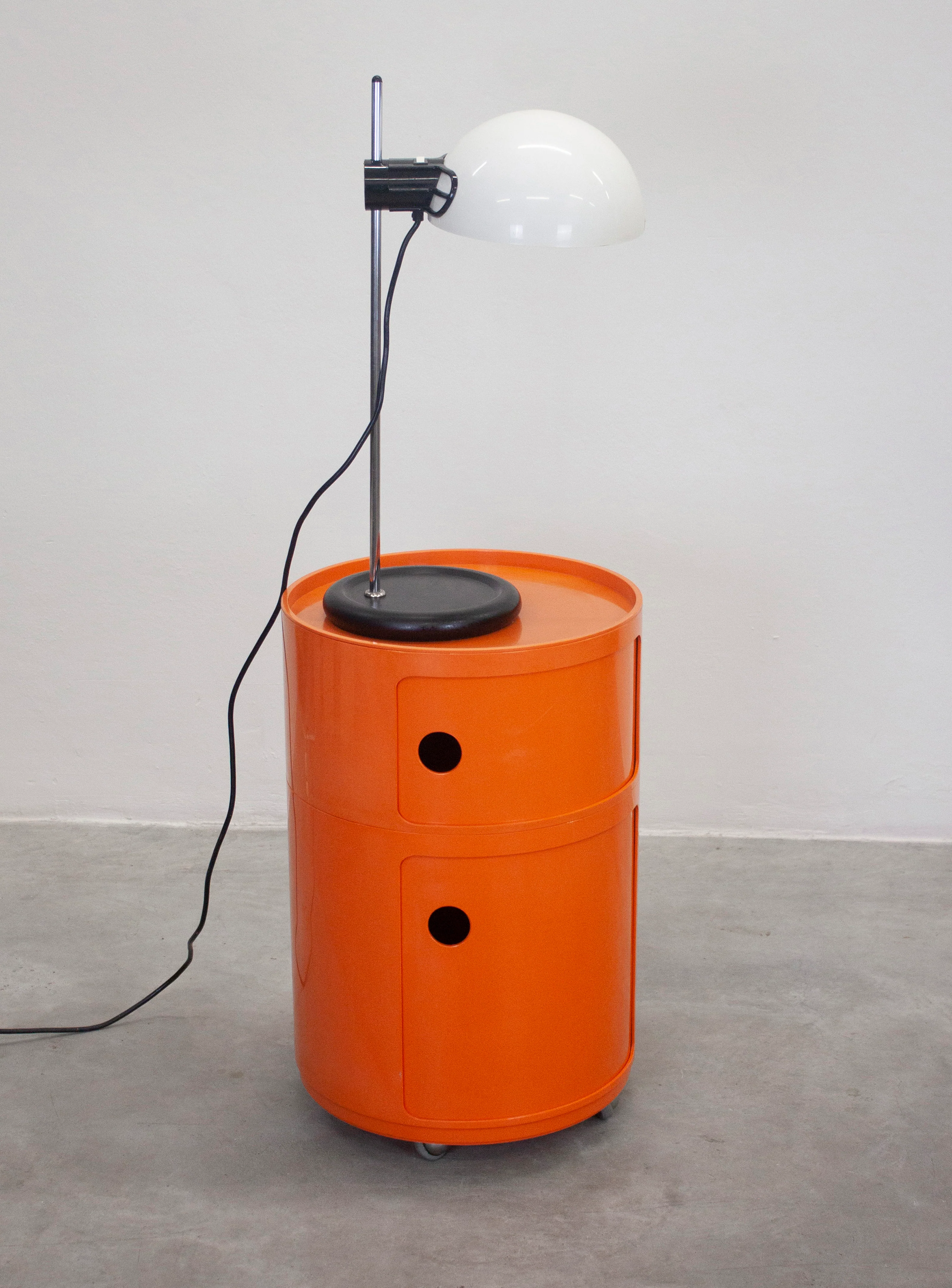 Kartell Large Componibili Container by Anna Castelli (Orange) - Image 3