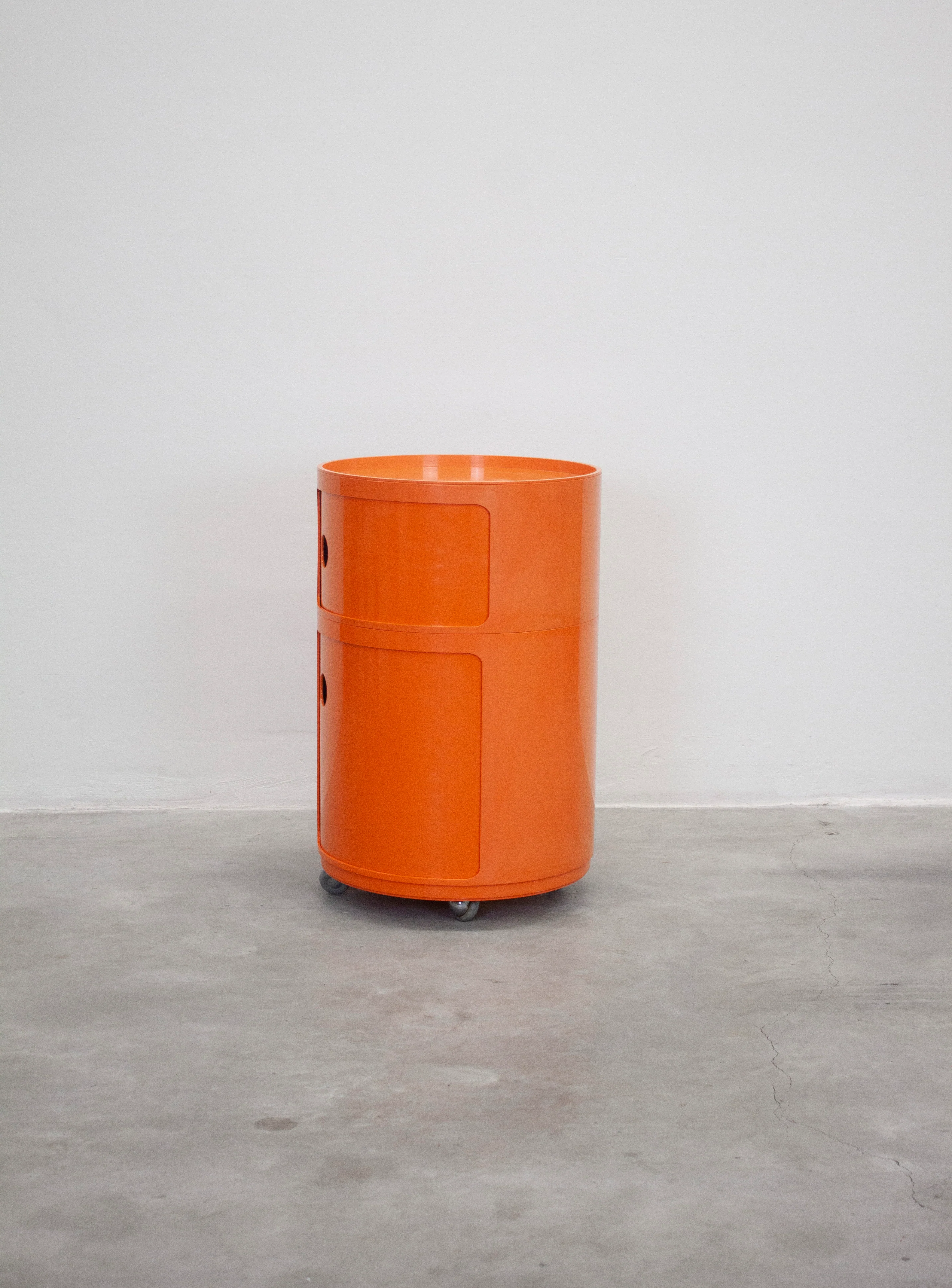 Kartell Large Componibili Container by Anna Castelli (Orange) - Image 6