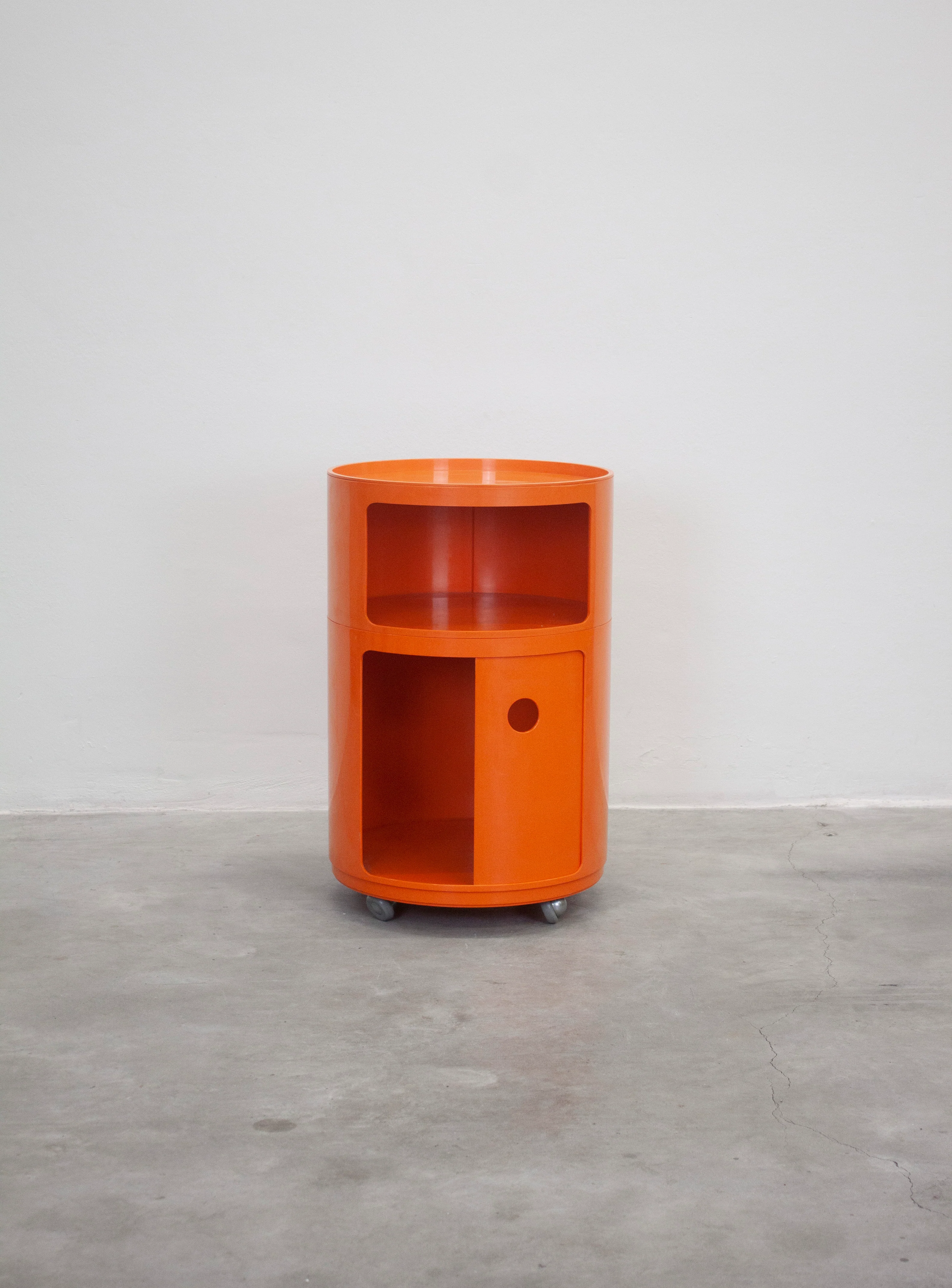 Kartell Large Componibili Container by Anna Castelli (Orange) - Image 7