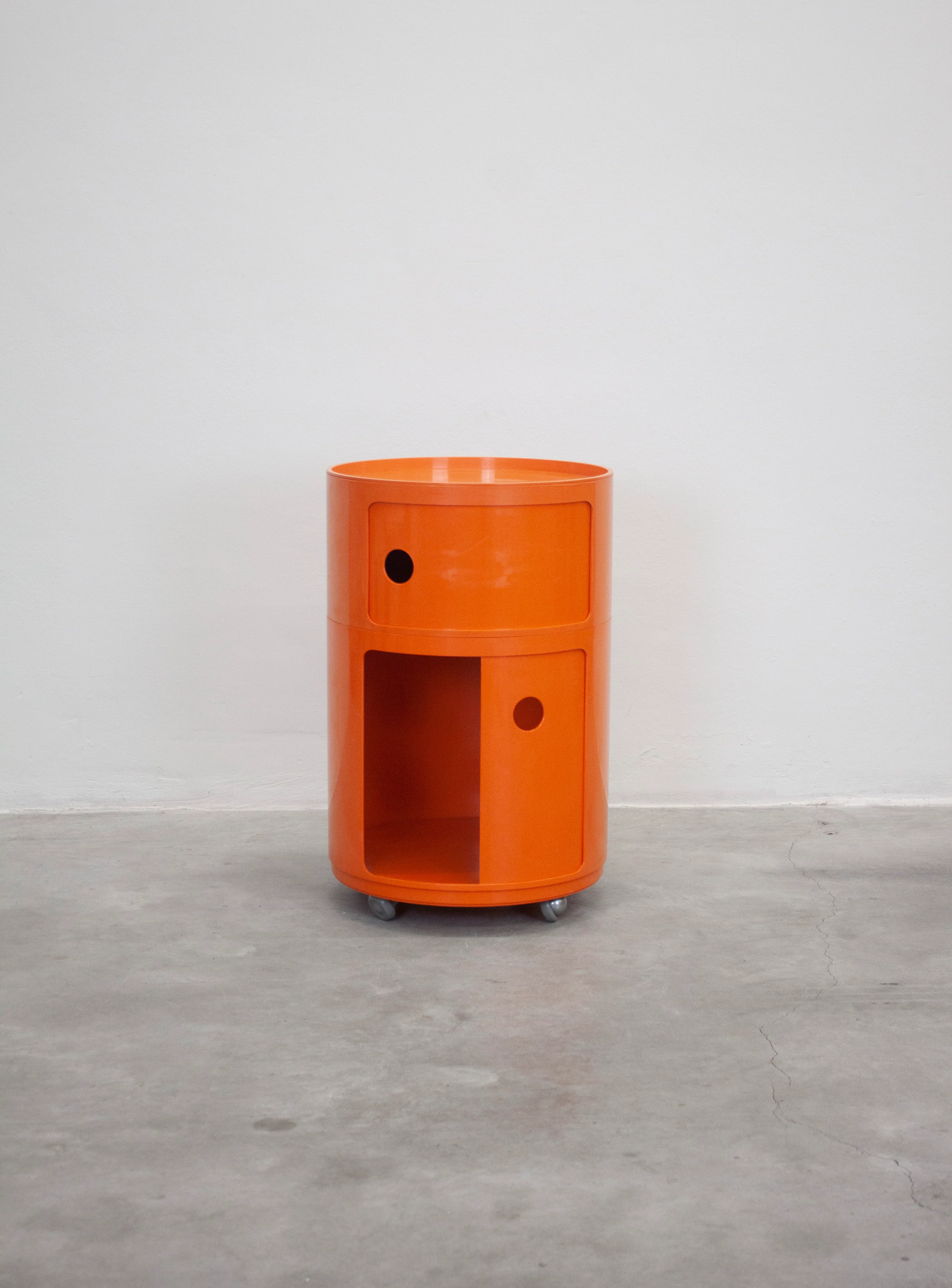 Kartell Large Componibili Container by Anna Castelli (Orange) - Image 9
