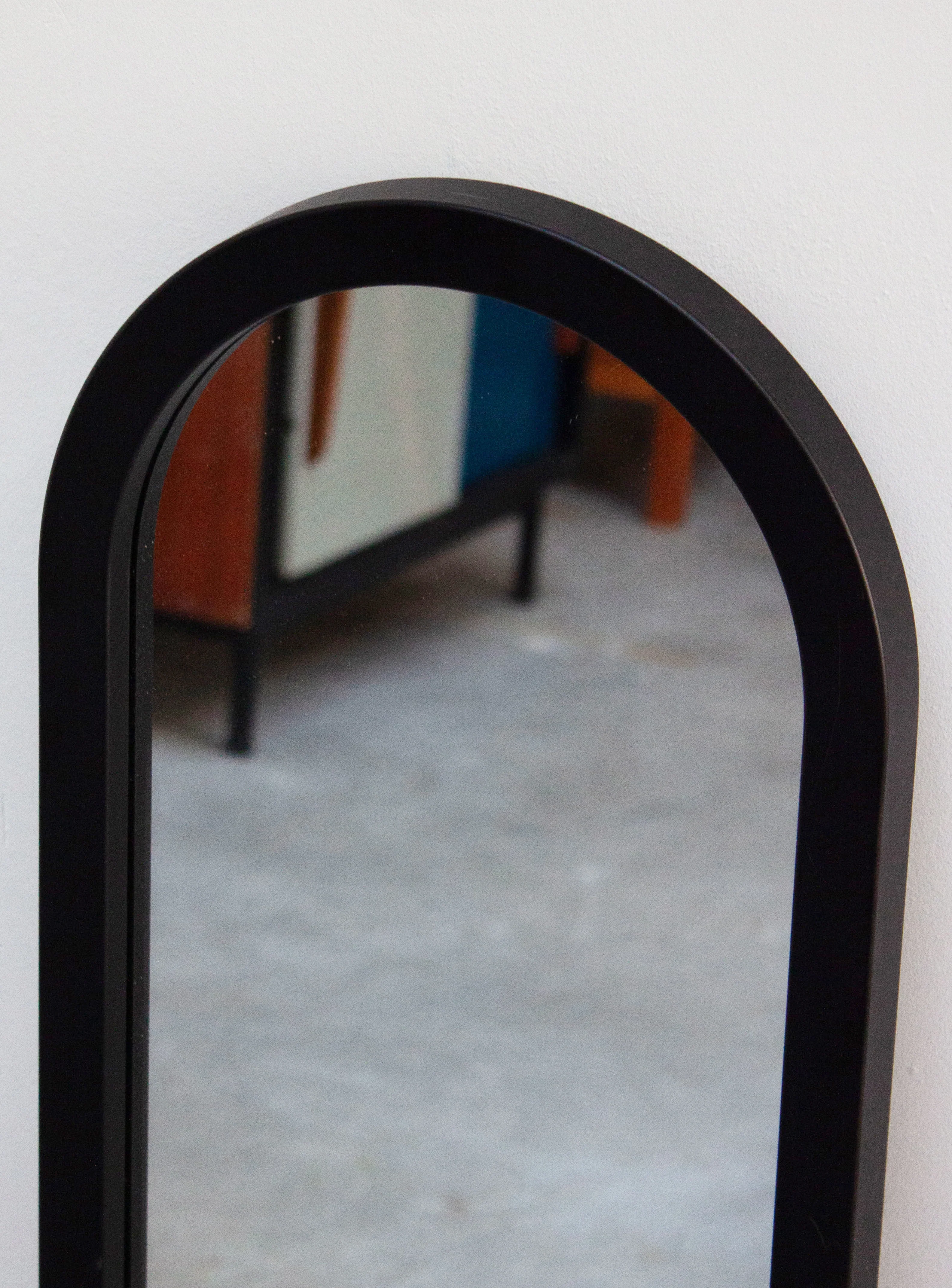 Kartell Model 4729 Mirror by Anna Castelli (Black) - Image 11