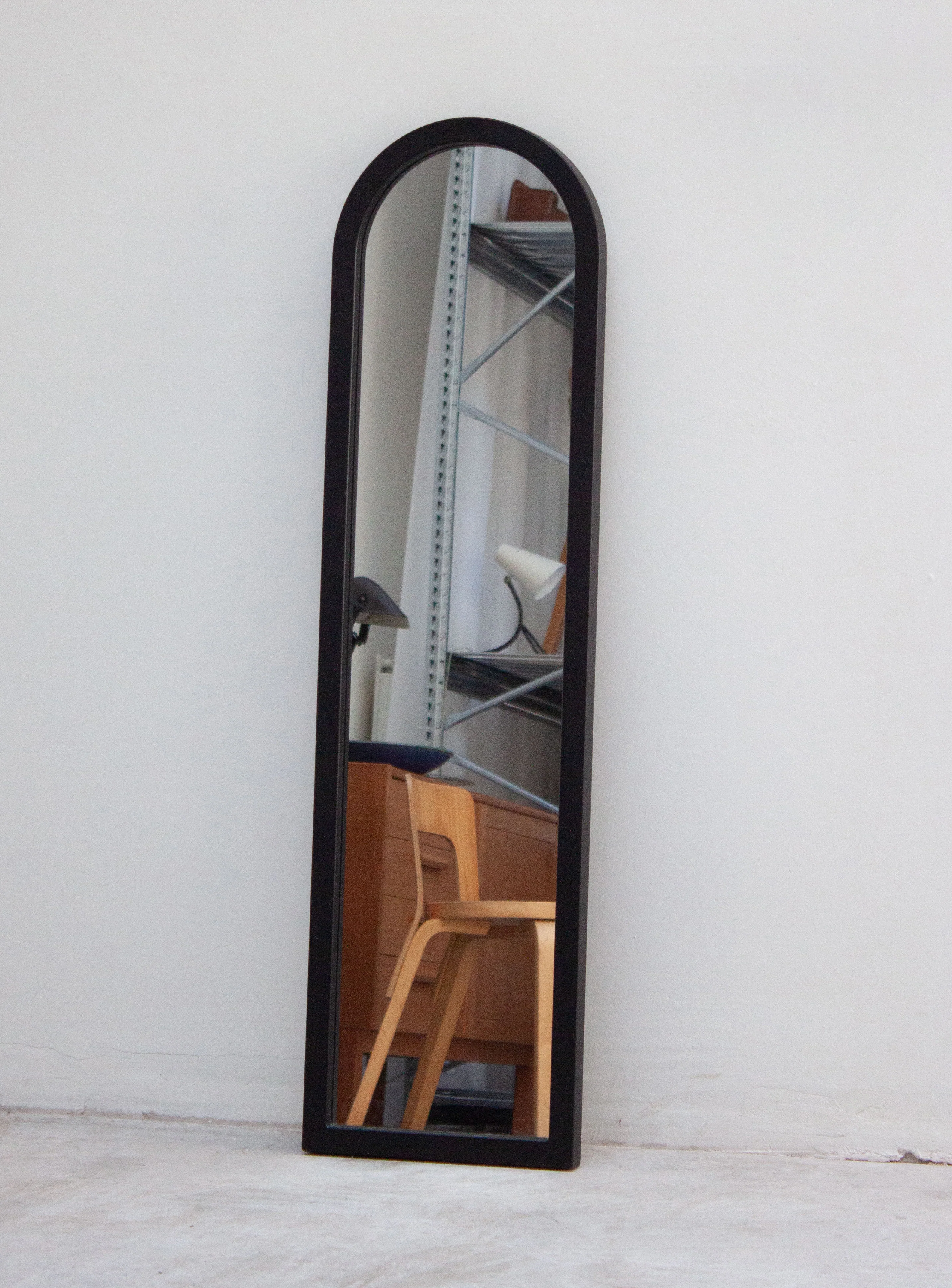 Kartell Model 4729 Mirror by Anna Castelli (Black) - Image 3