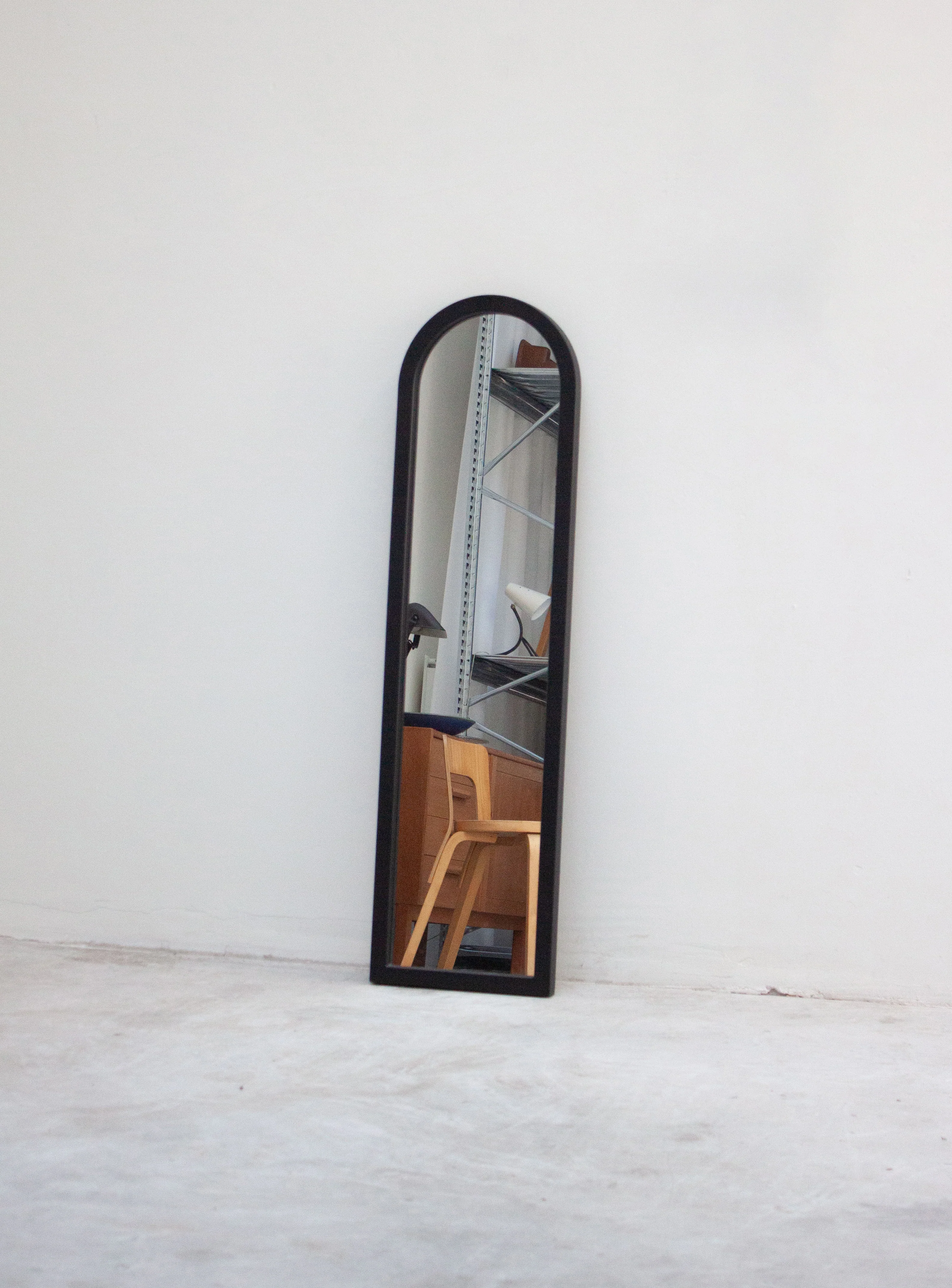 Kartell Model 4729 Mirror by Anna Castelli (Black) - Image 5