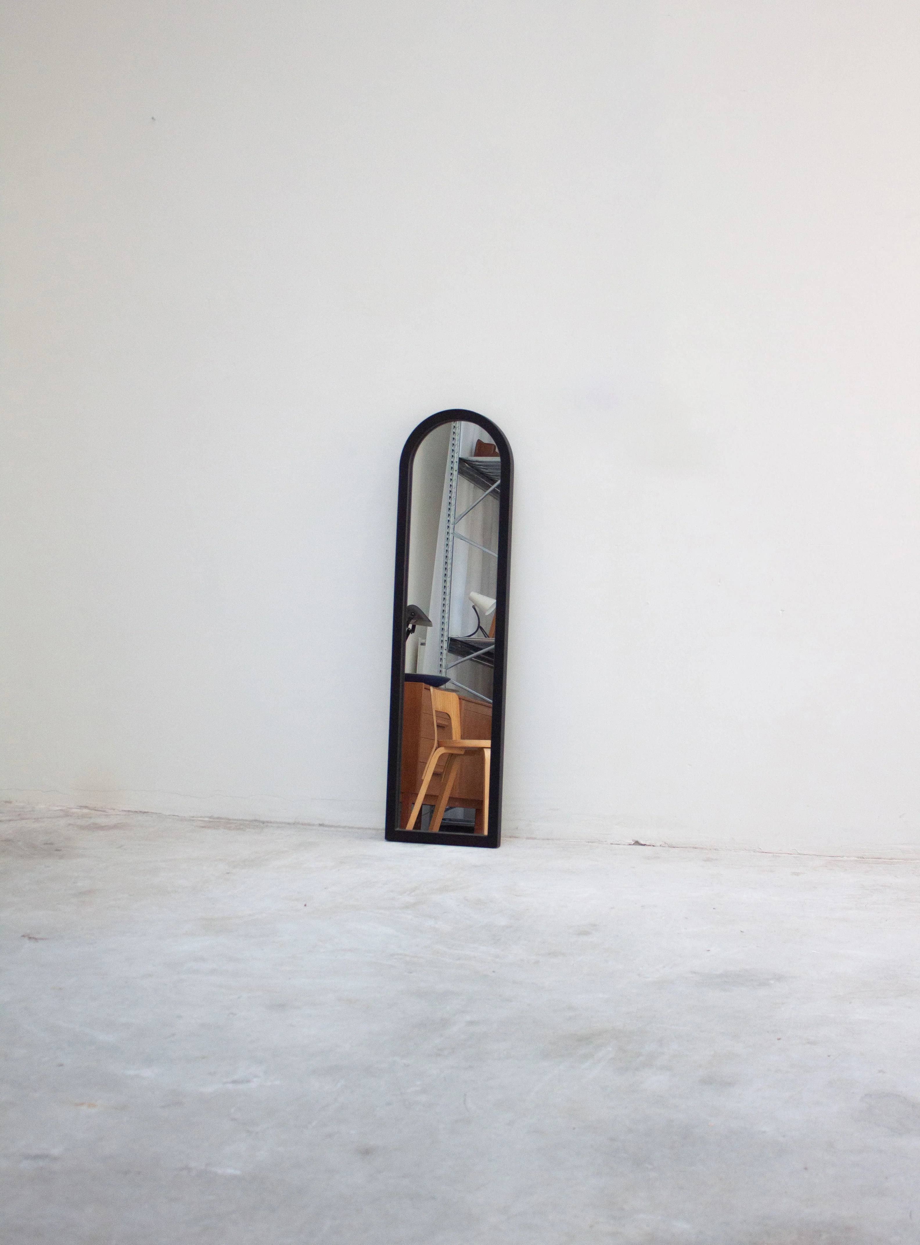 Kartell Model 4729 Mirror by Anna Castelli (Black) - Image 6