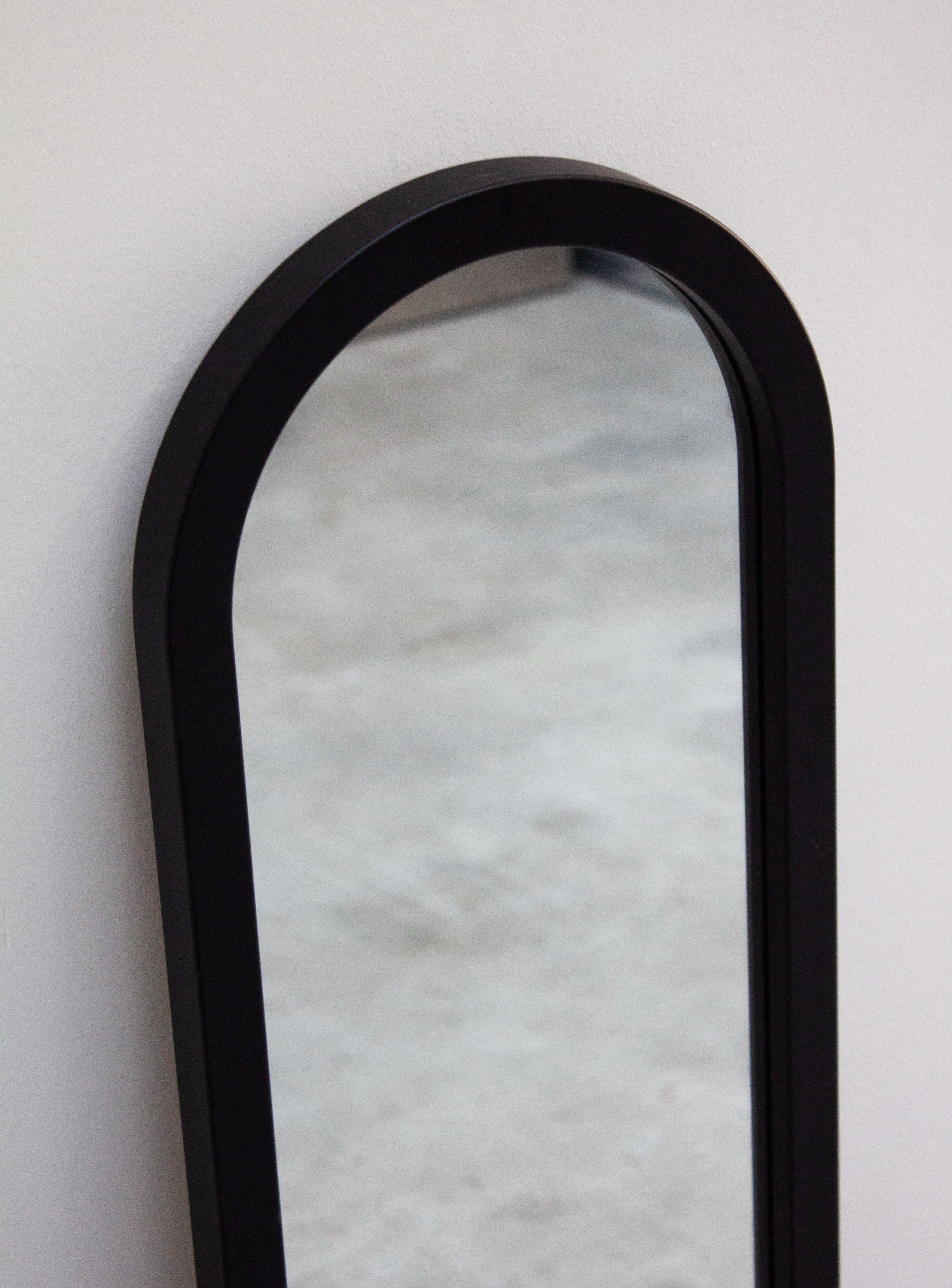 Kartell Model 4729 Mirror by Anna Castelli (Black) - Image 9