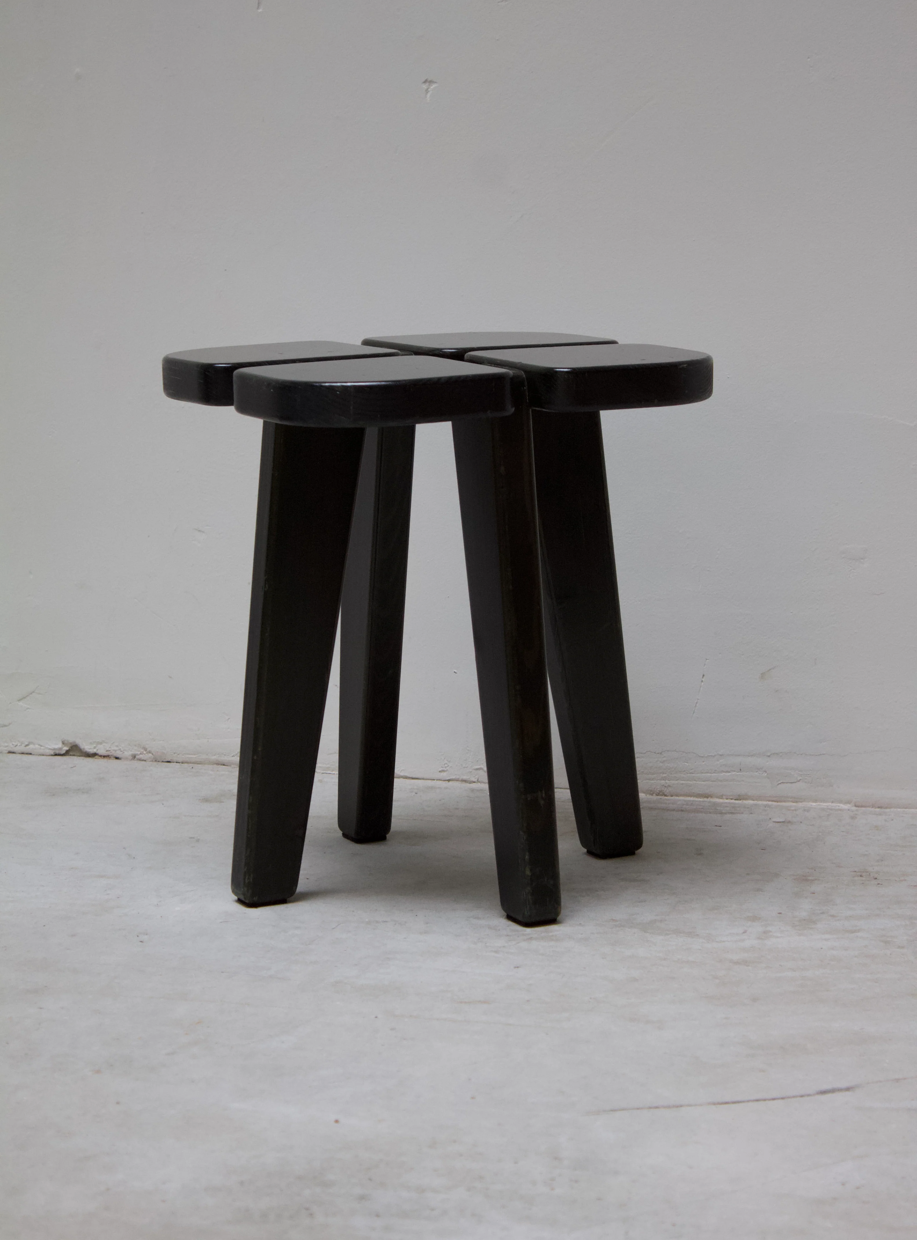Keravan Puusepäntehdas Apila Stool by Rauni Peippo (Dark Green) - Image 15