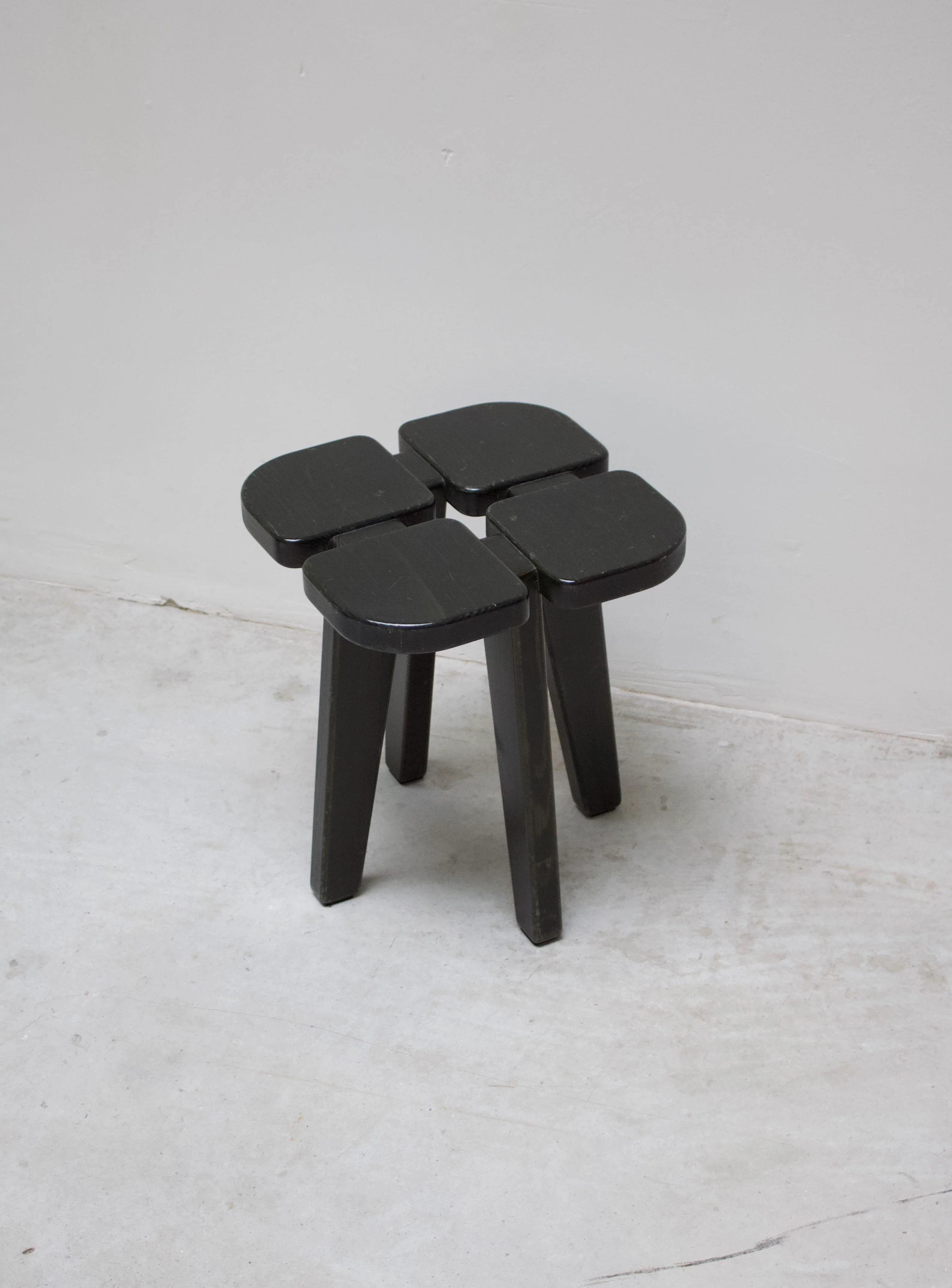 Keravan Puusepäntehdas Apila Stool by Rauni Peippo (Dark Green) - Image 17