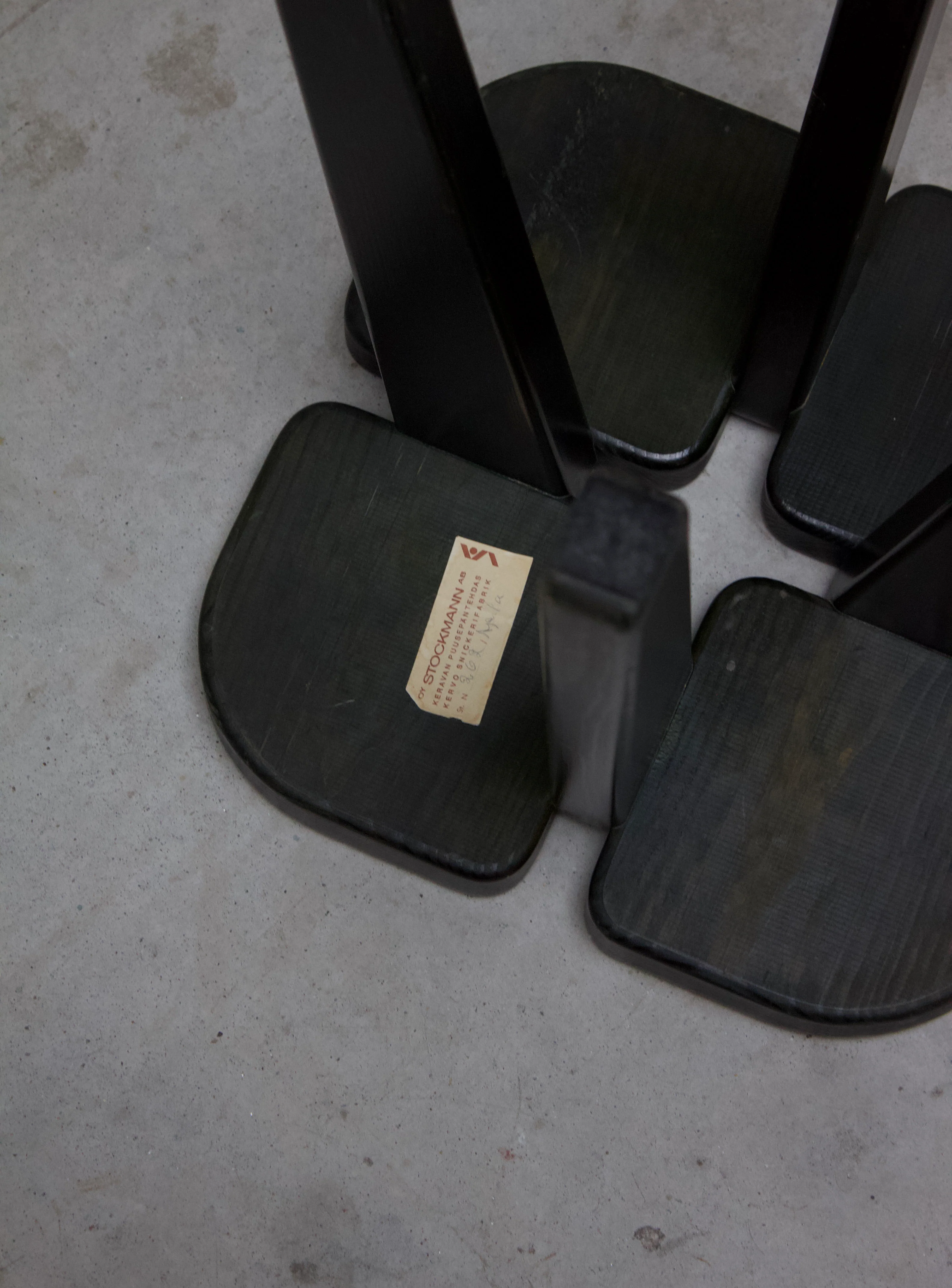 Keravan Puusepäntehdas Apila Stool by Rauni Peippo (Dark Green) - Image 20