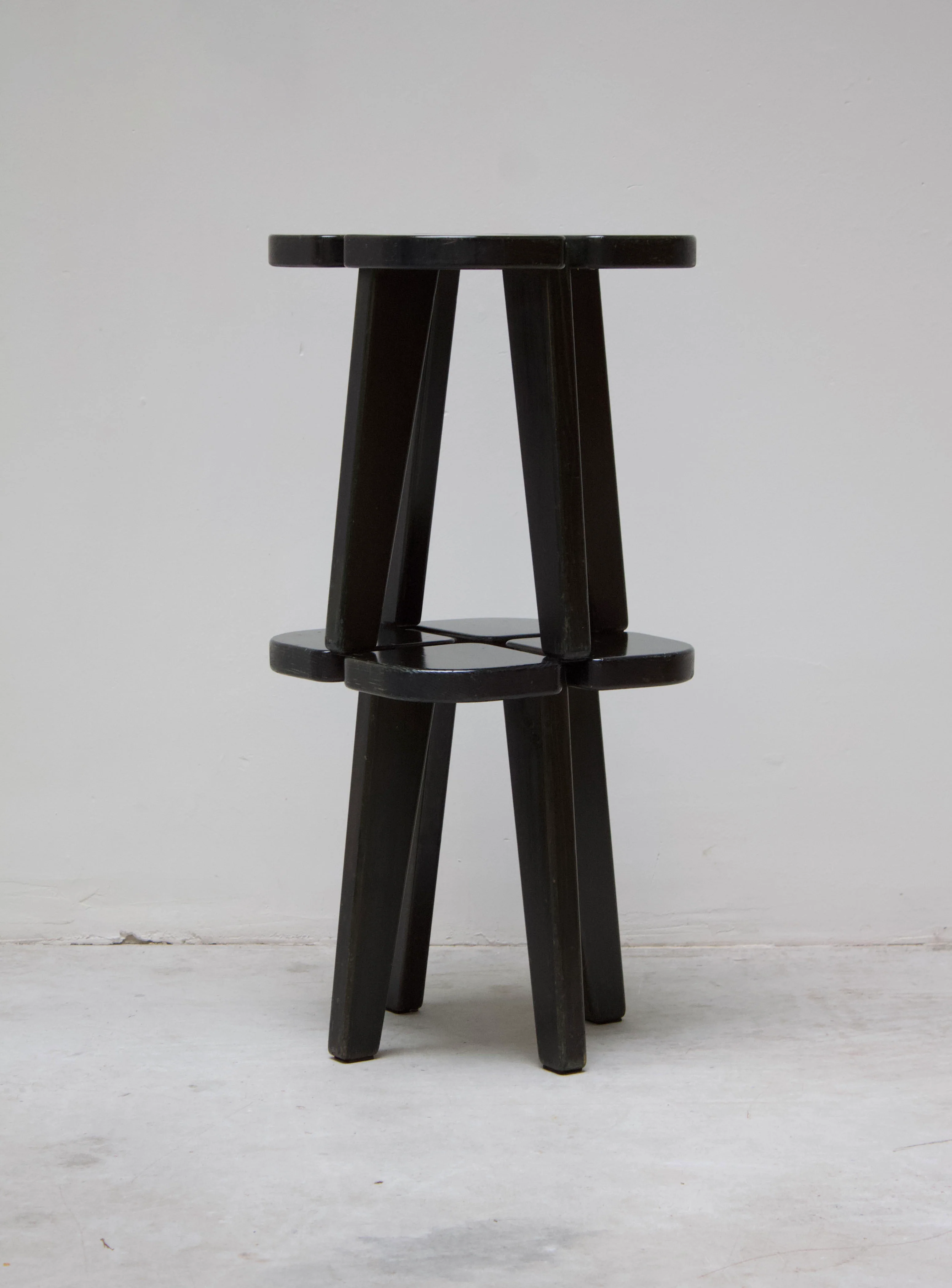 Keravan Puusepäntehdas Apila Stool by Rauni Peippo (Dark Green) - Image 25
