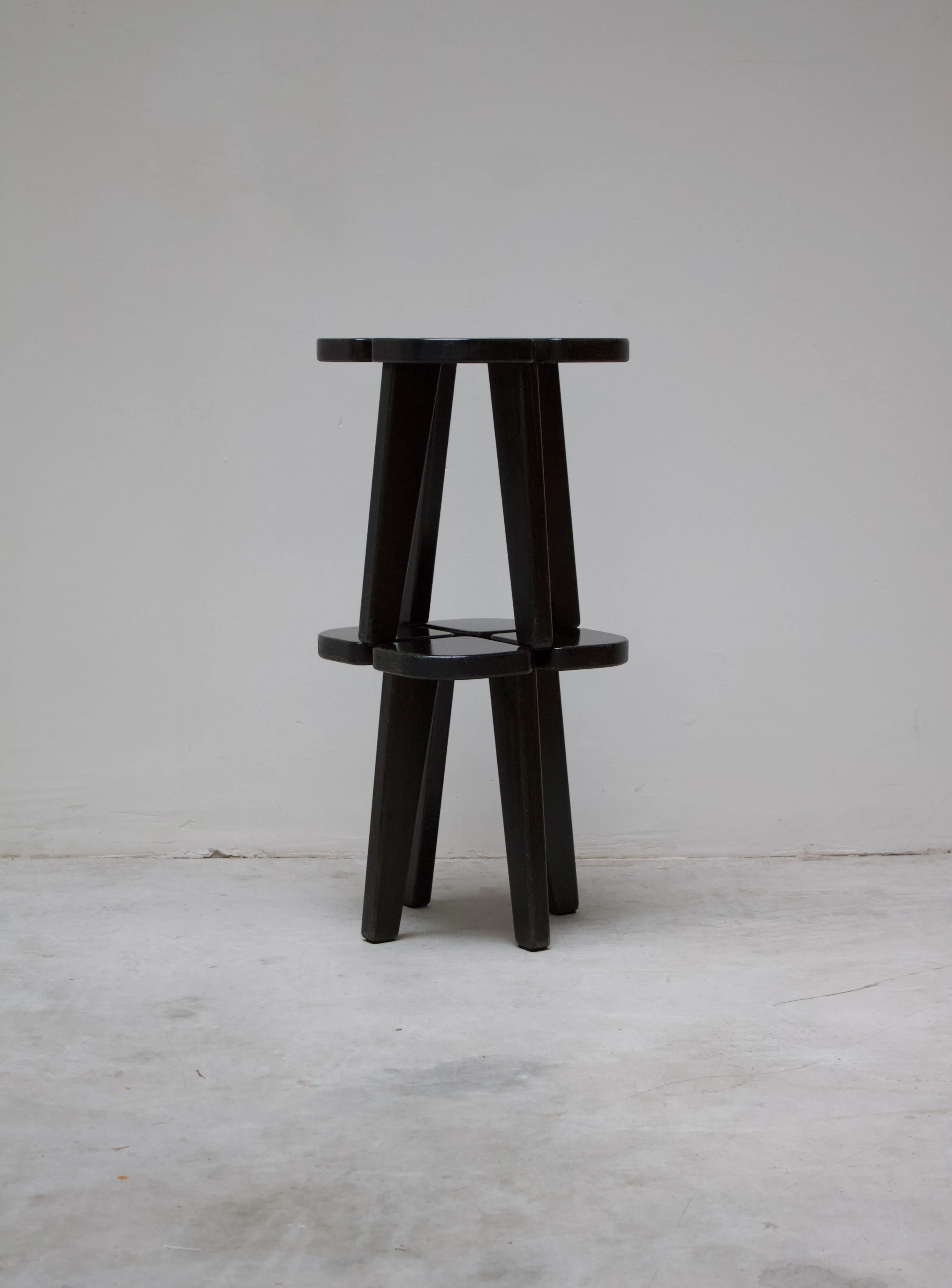 Keravan Puusepäntehdas Apila Stool by Rauni Peippo (Dark Green) - Image 26