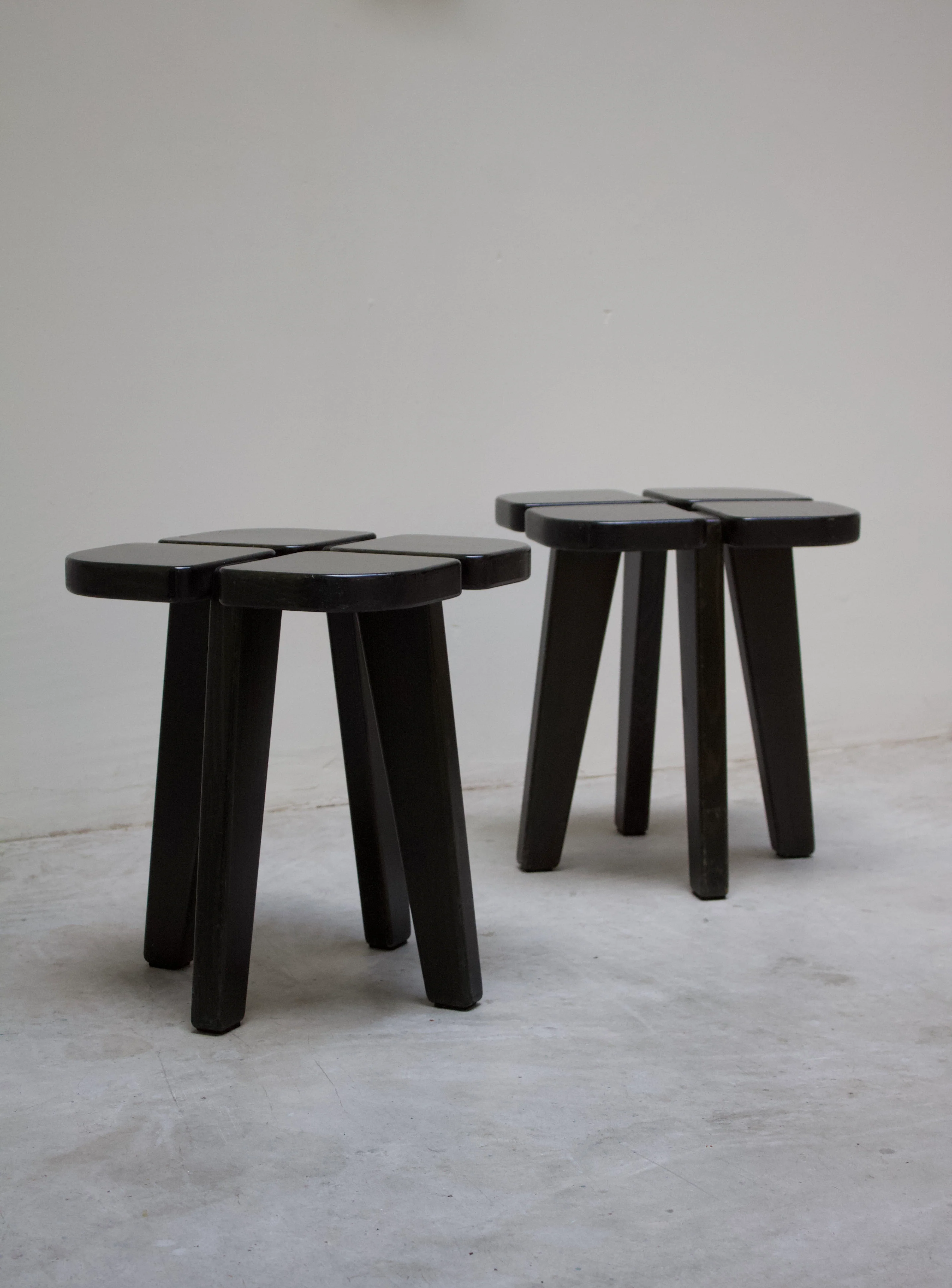Keravan Puusepäntehdas Apila Stool by Rauni Peippo (Dark Green) - Image 4