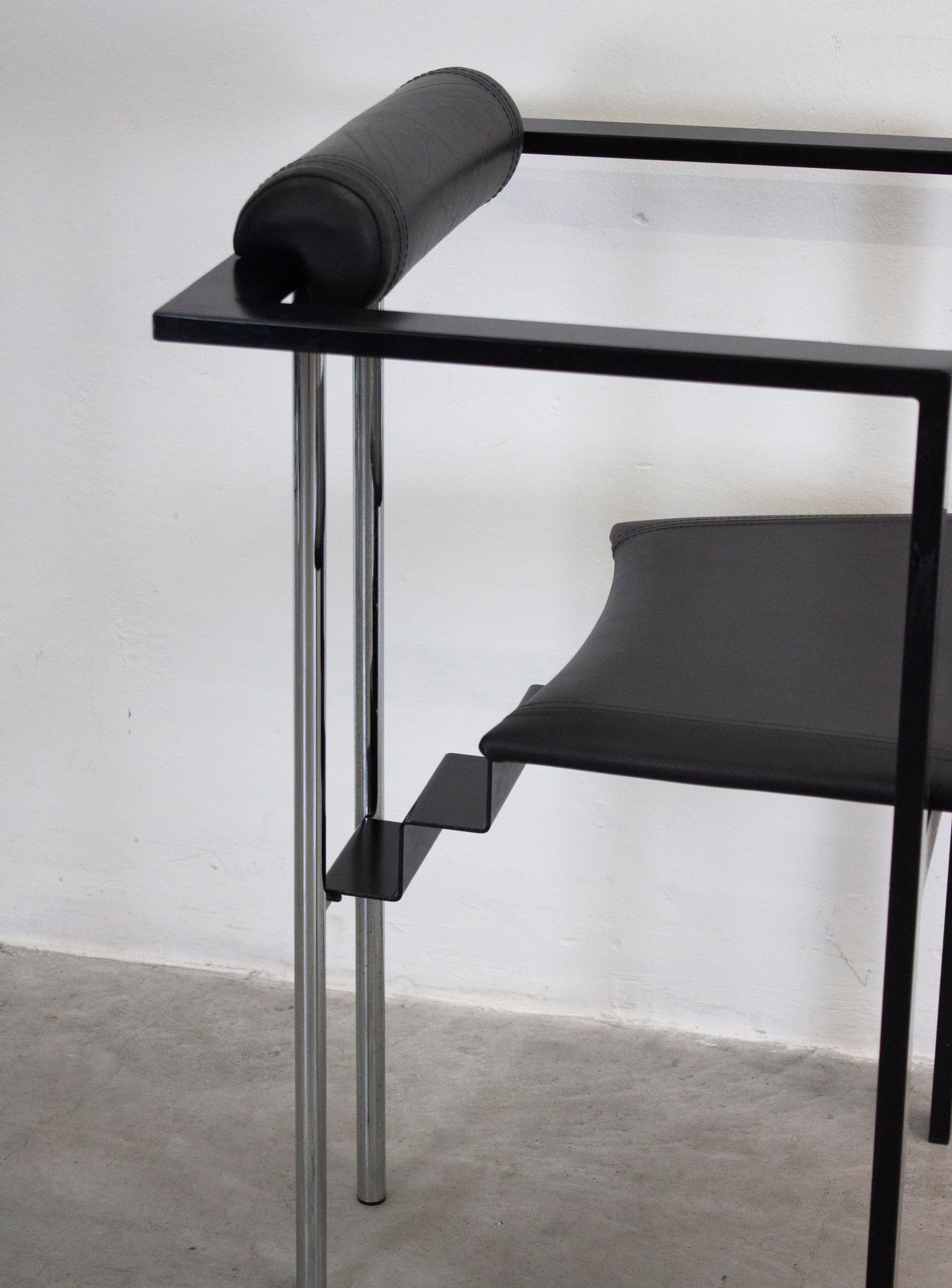 KFF Design Trix Chair by Karl Friedrich Föster (Black/Chrome) - Image 13