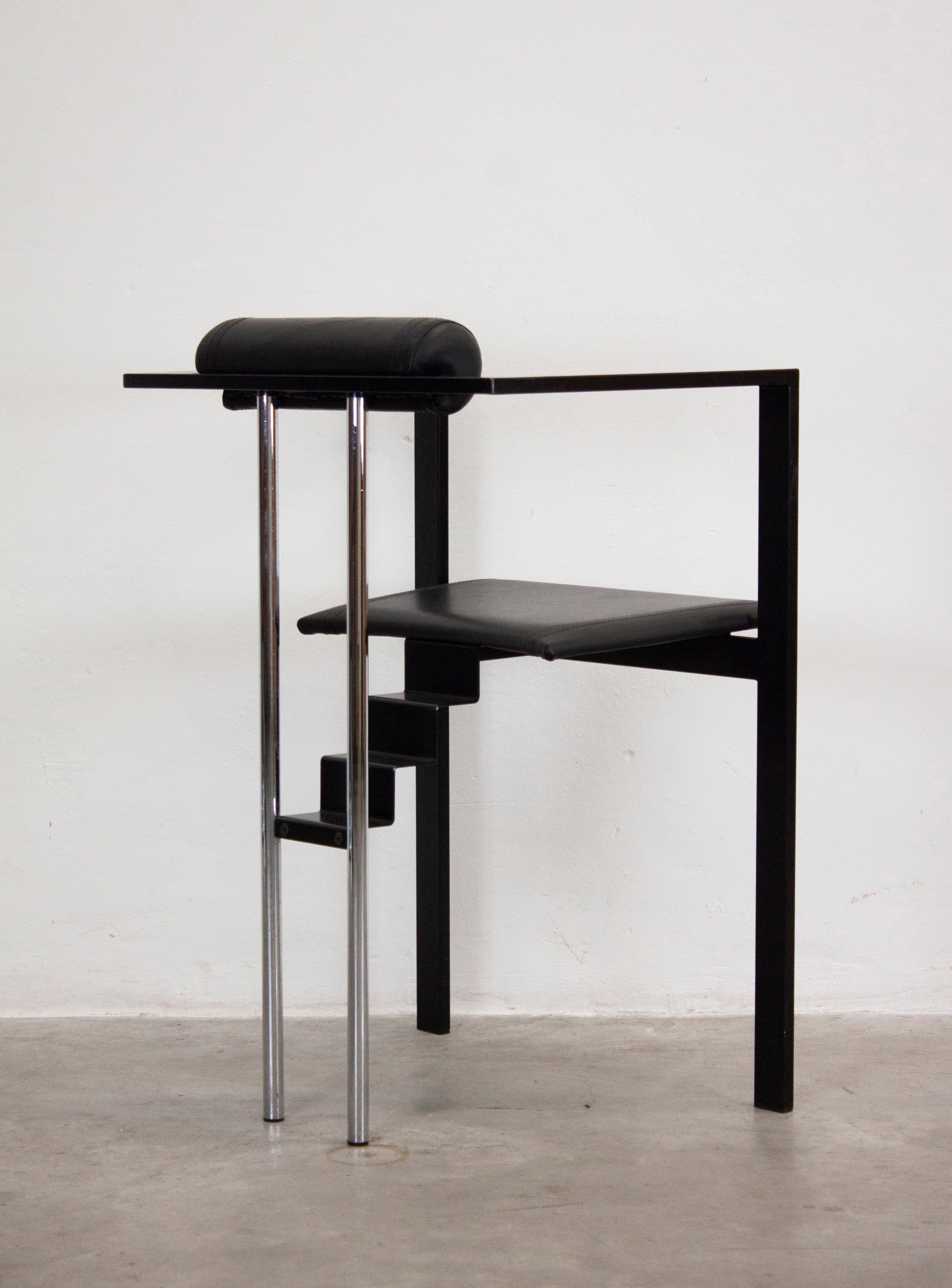 KFF Design Trix Chair by Karl Friedrich Föster (Black/Chrome) - Image 16