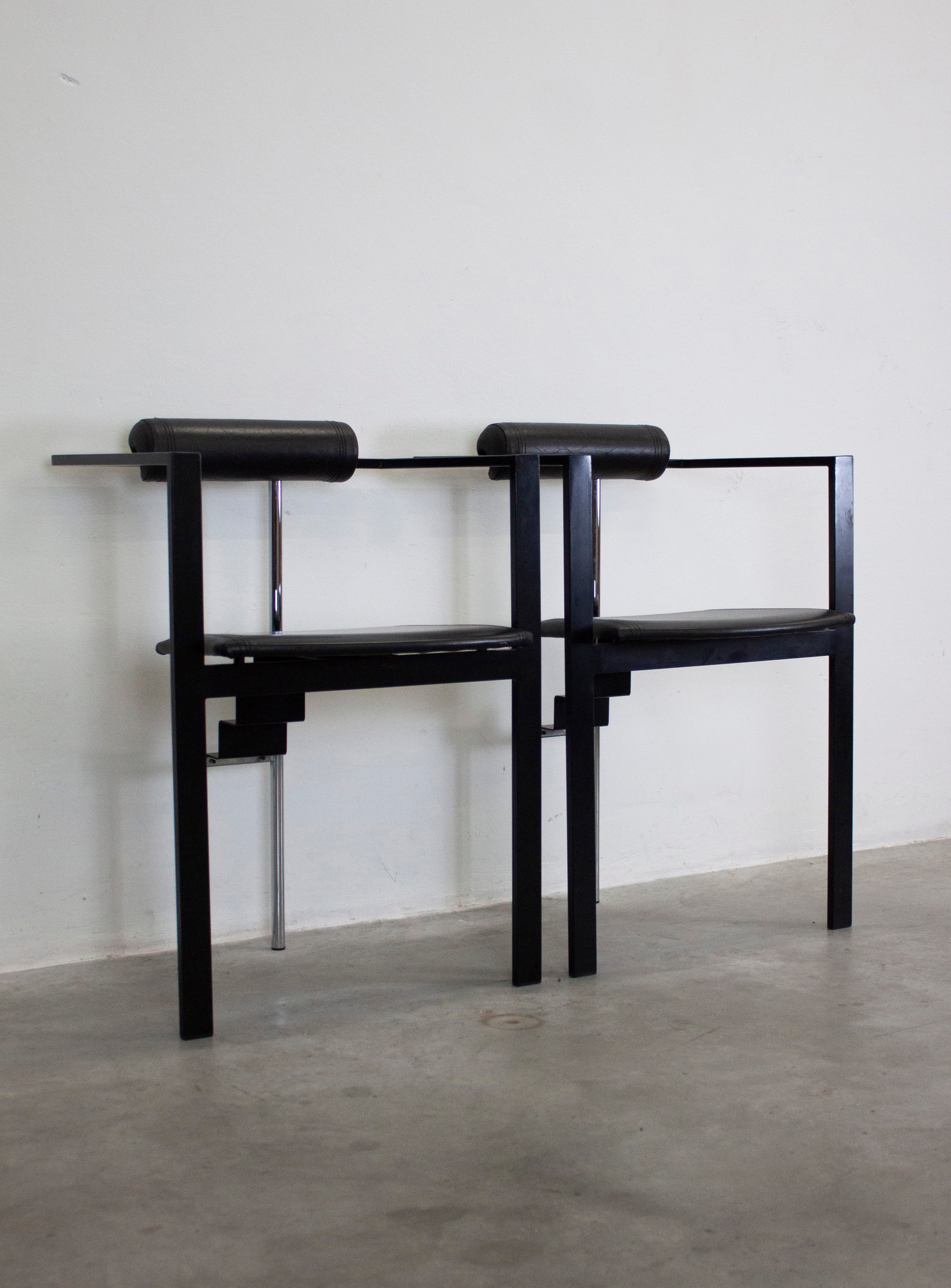 KFF Design Trix Chair by Karl Friedrich Föster (Black/Chrome) - Image 2