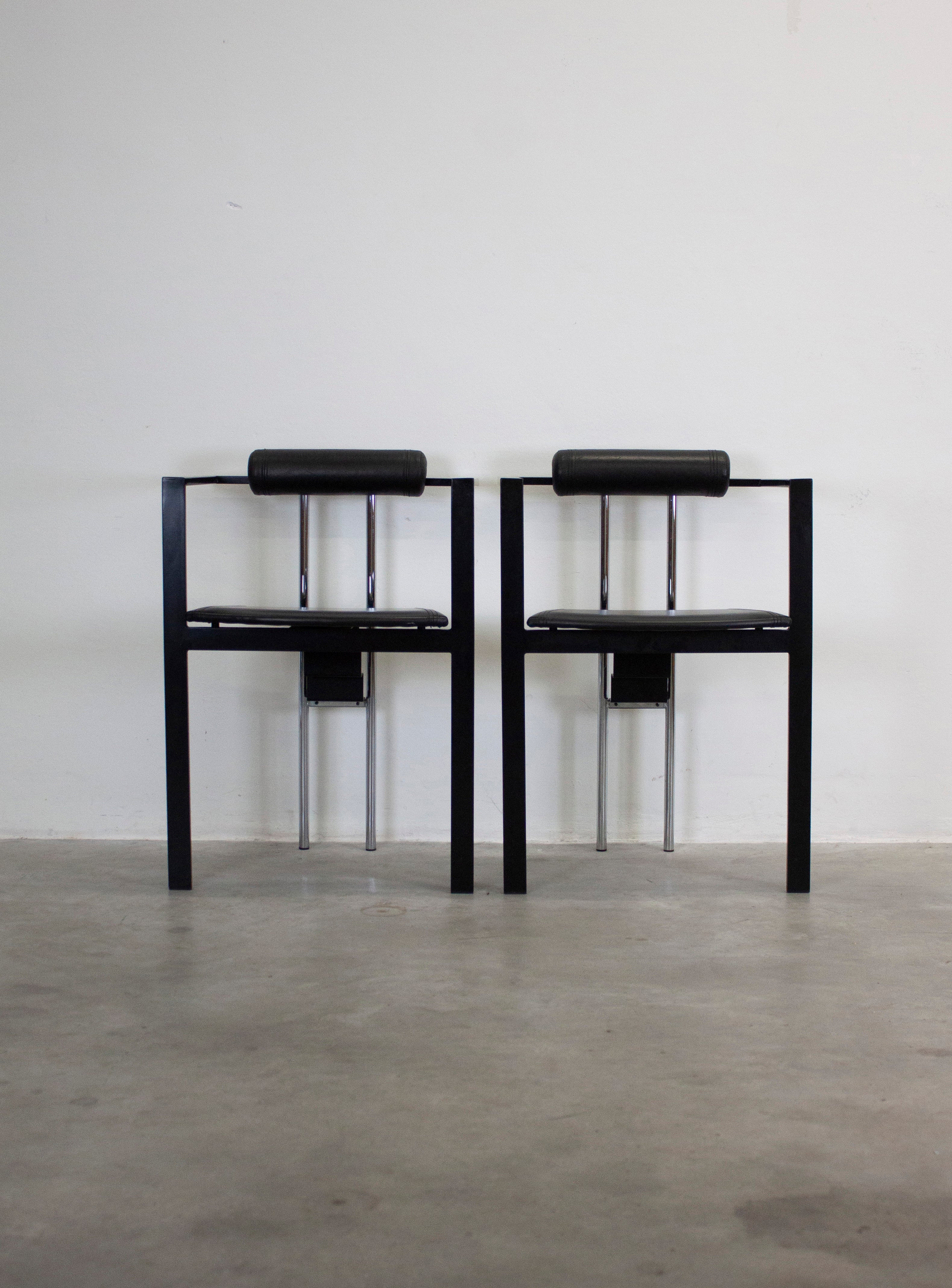 KFF Design Trix Chair by Karl Friedrich Föster (Black/Chrome) - Image 4