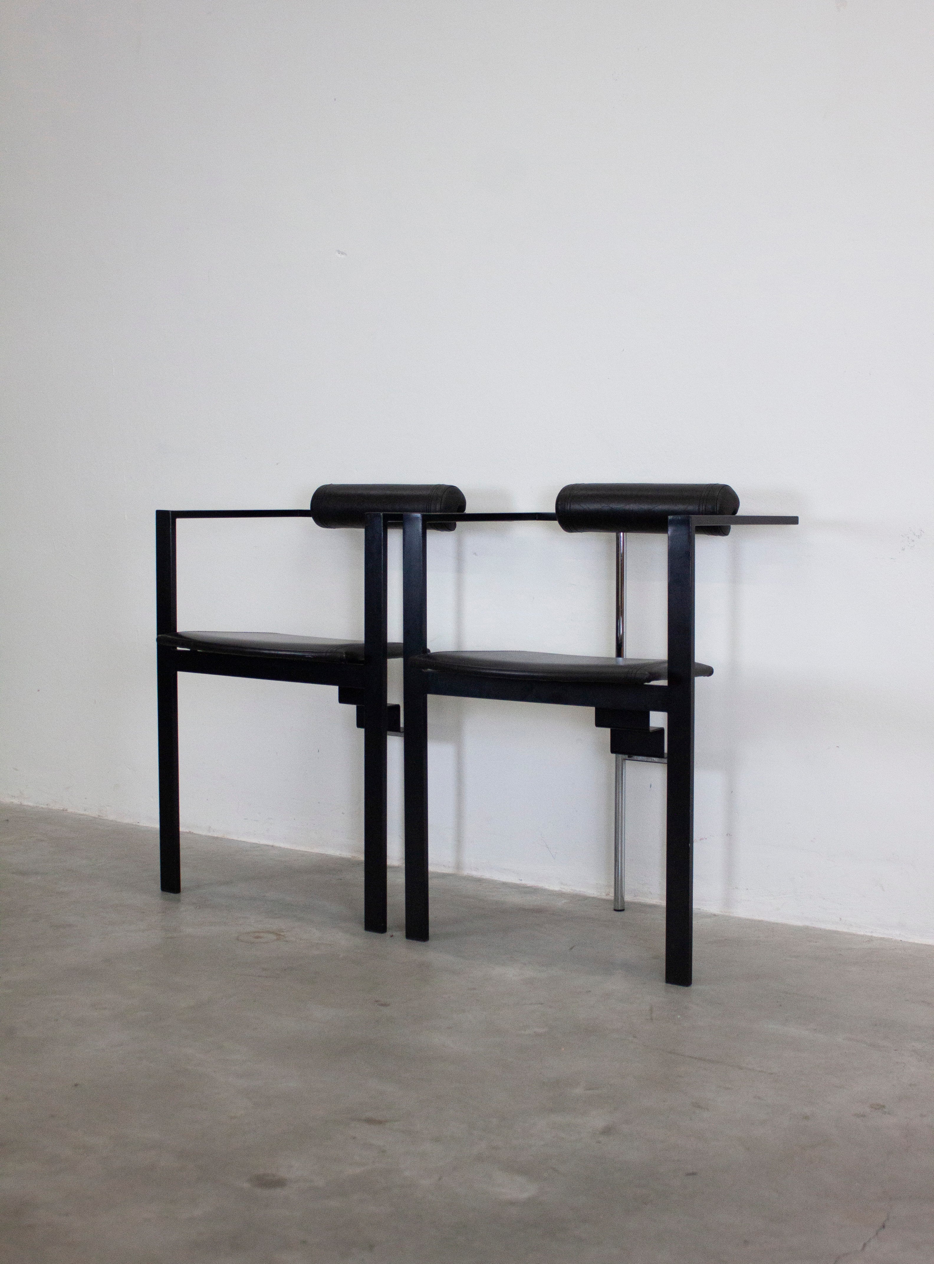 KFF Design Trix Chair by Karl Friedrich Föster (Black/Chrome) - Image 5