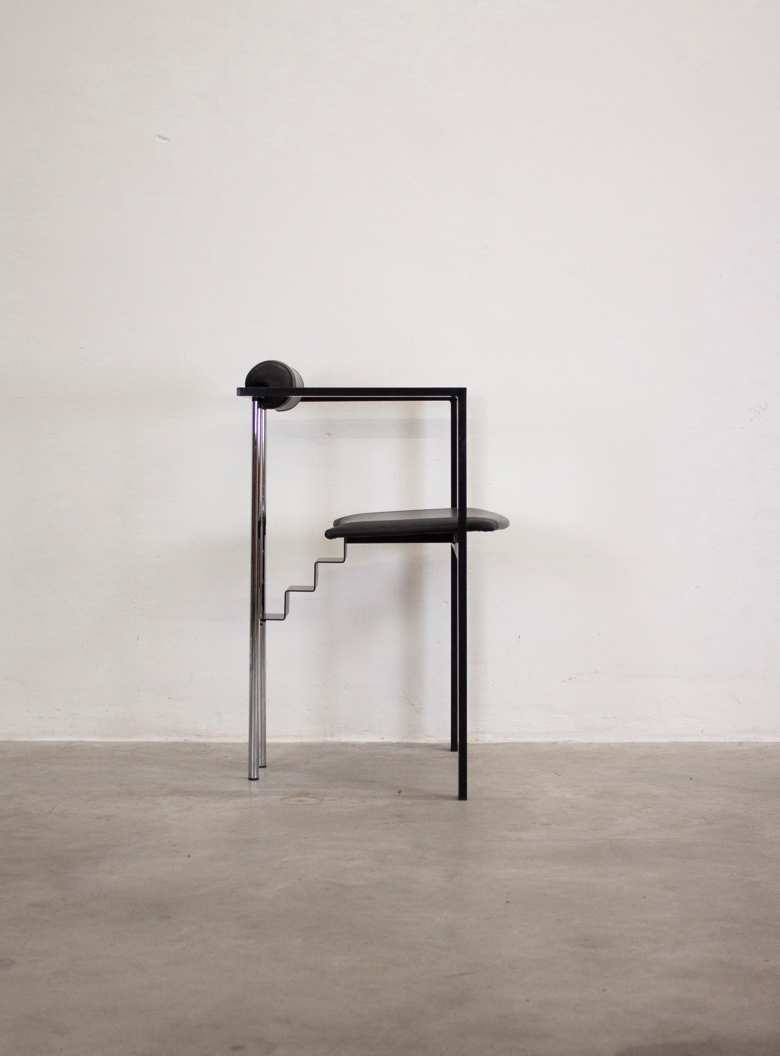 KFF Design Trix Chair by Karl Friedrich Föster (Black/Chrome) - Image 8