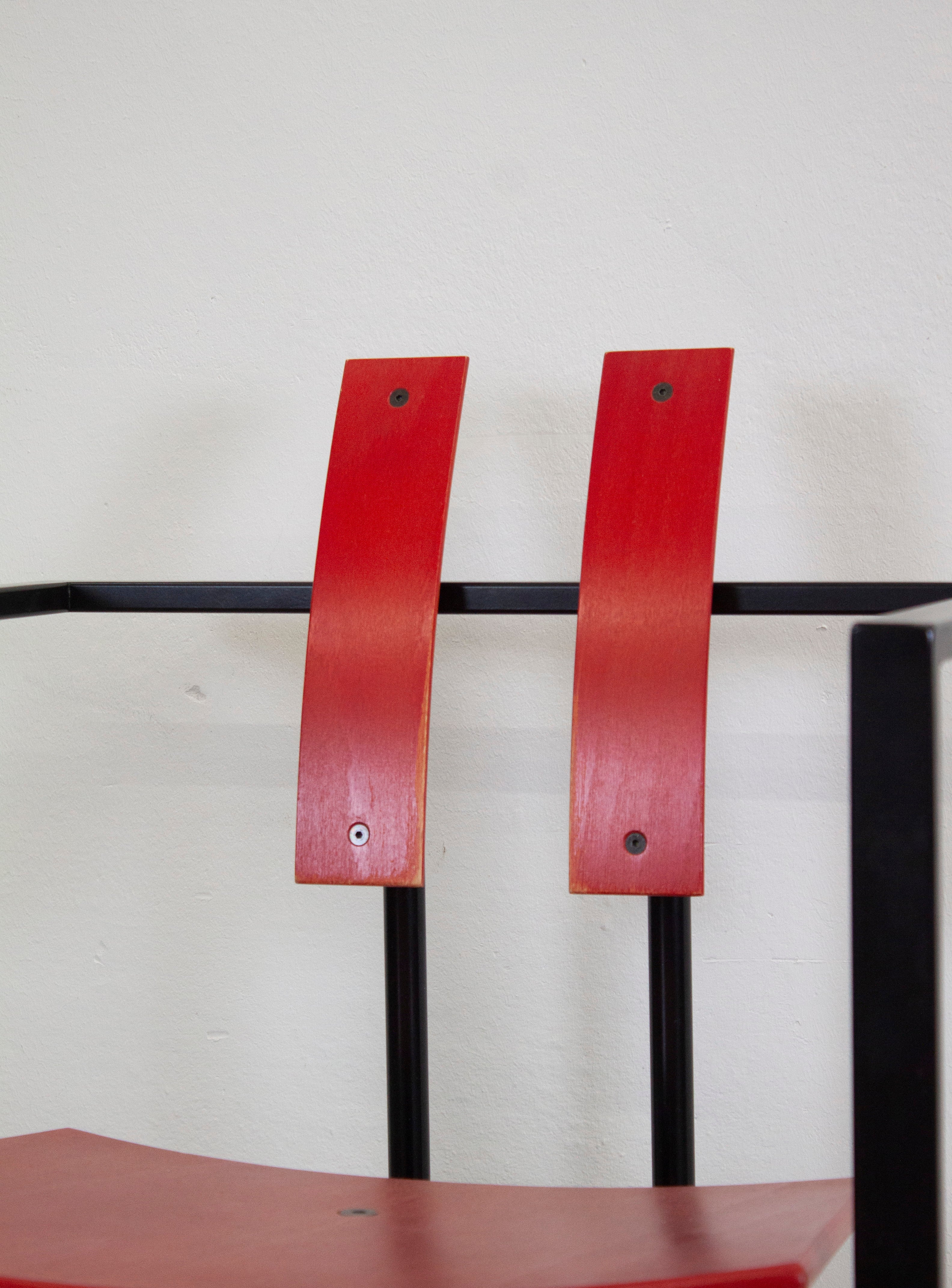 KFF Design Trix Chair by Karl Friedrich Föster (Red) - Image 11