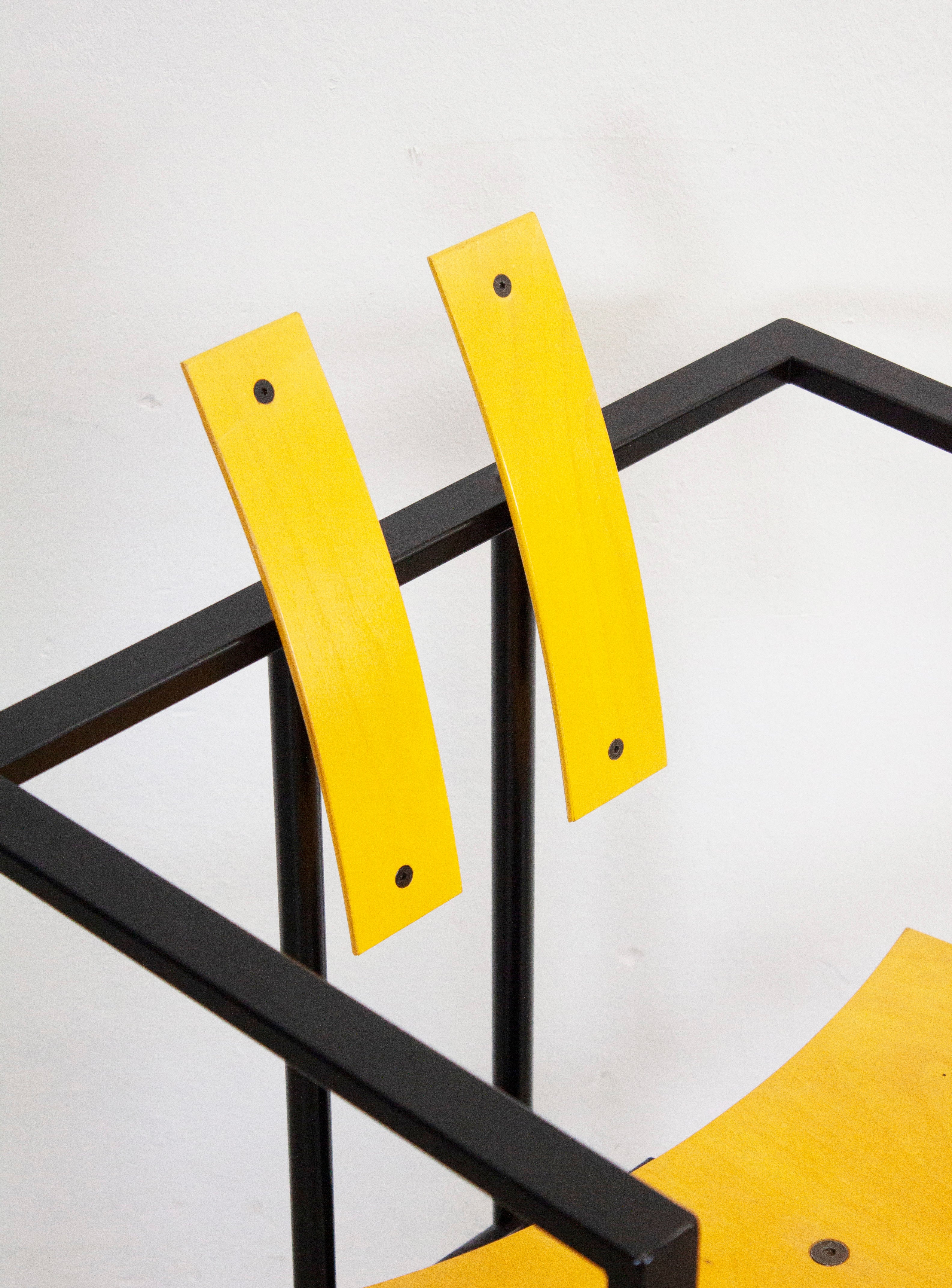 KFF Design Trix Chairs by Karl Friedrich Föster (Yellow) - Image 12