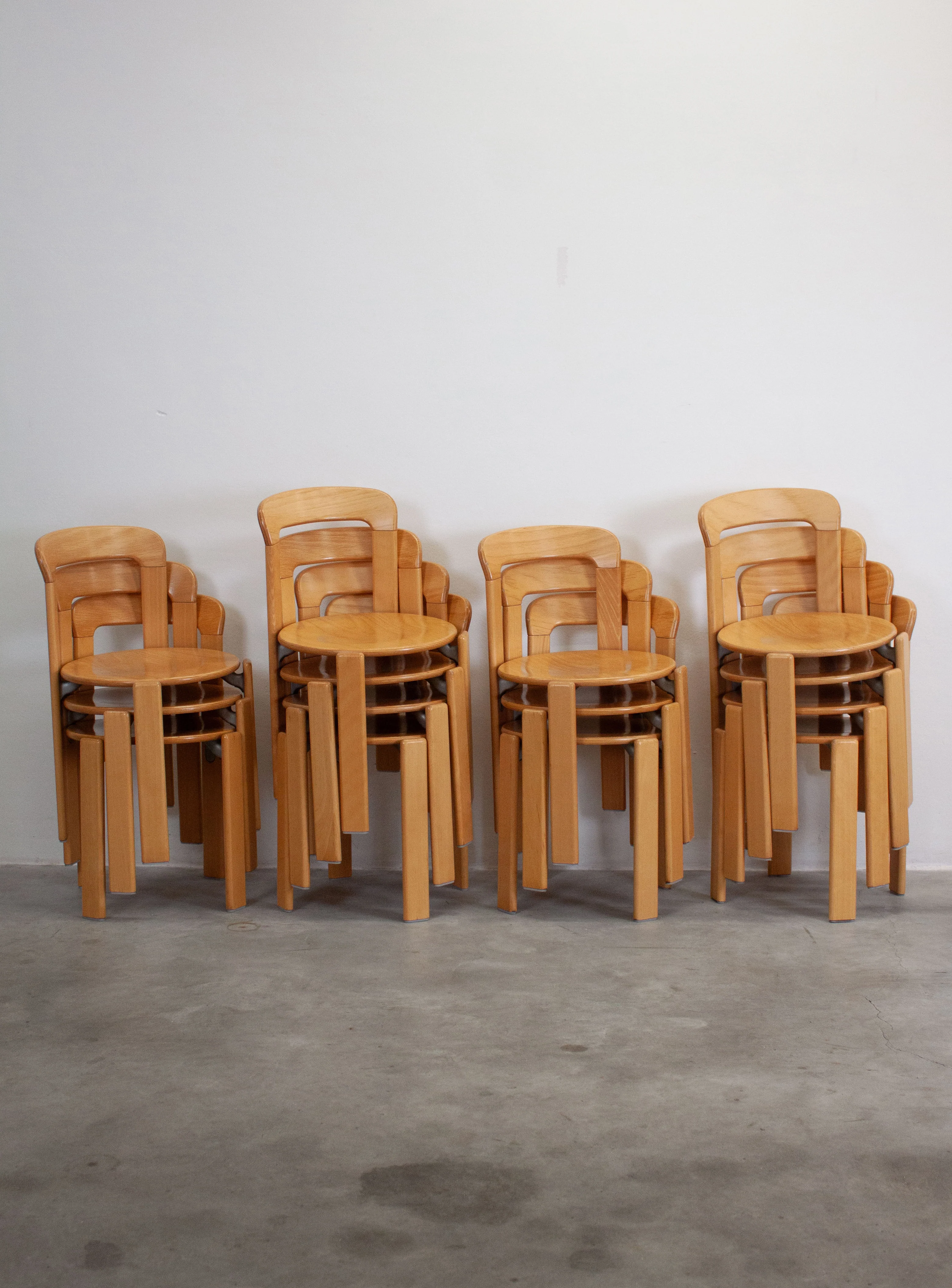 Kusch+Co Rey Dining Chairs by Bruno Rey (Beech)