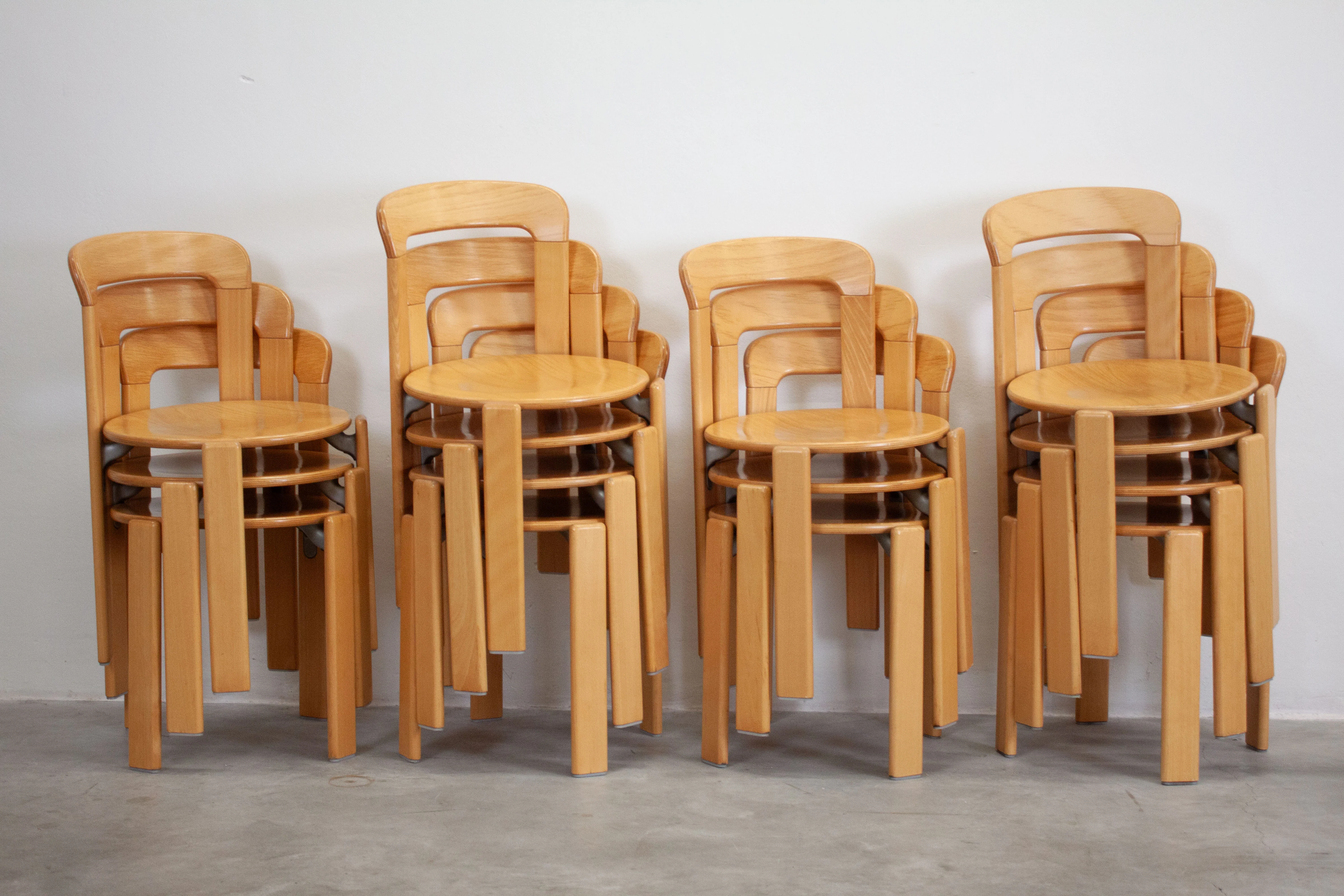 Kusch+Co Rey Dining Chairs by Bruno Rey (Beech) - Image 2