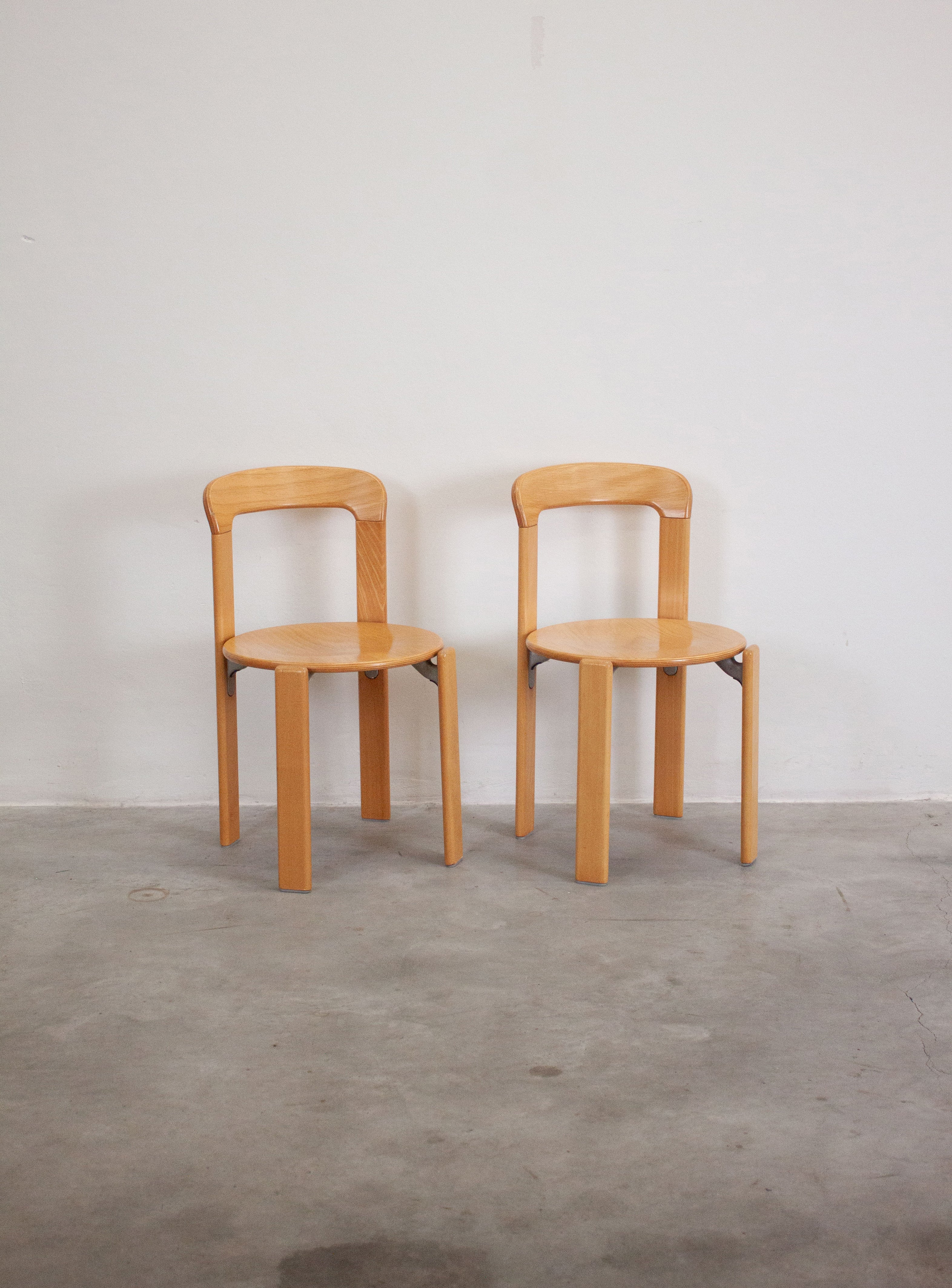 Kusch+Co Rey Dining Chairs by Bruno Rey (Beech) - Image 3
