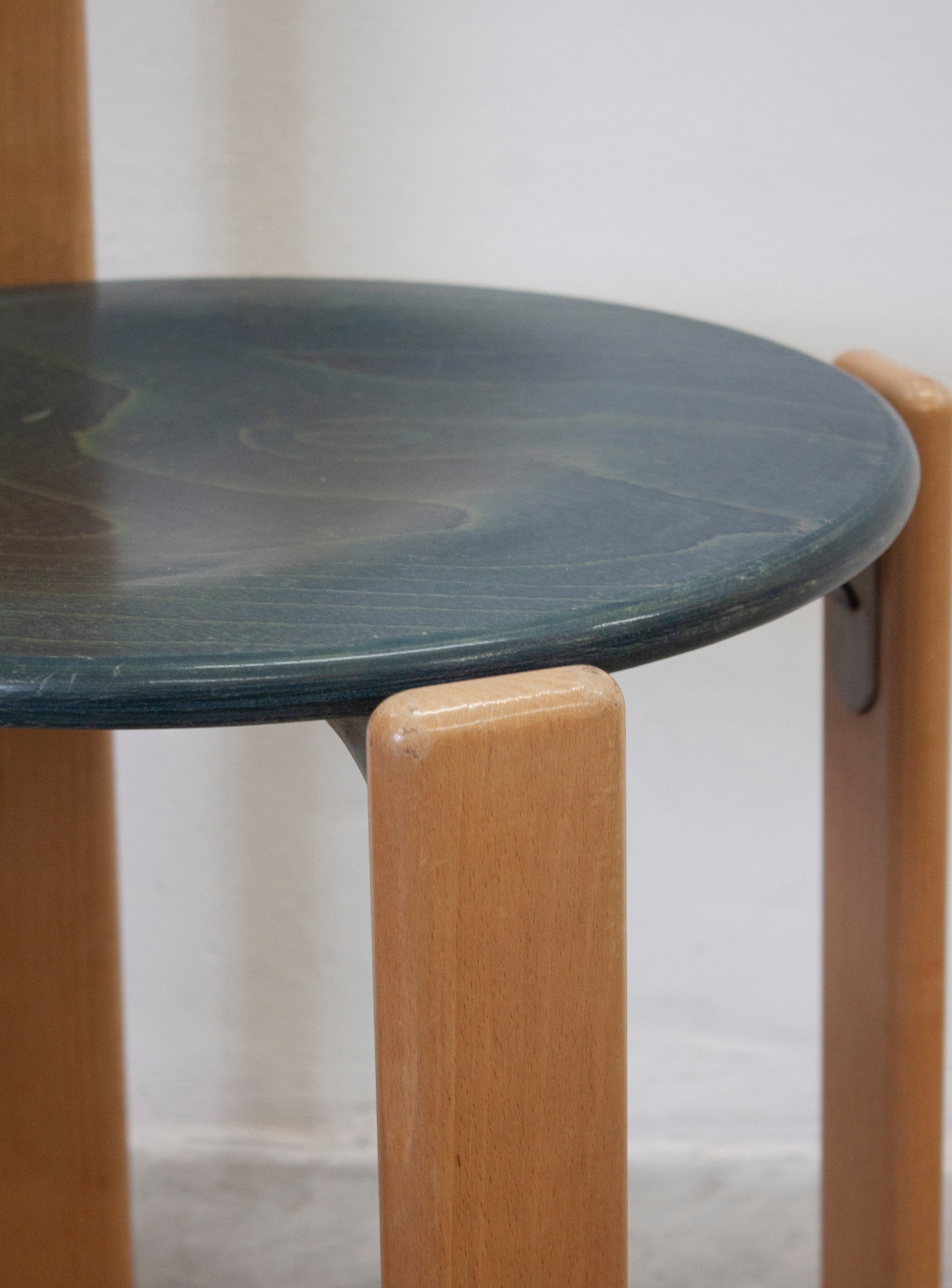 Kusch+Co Rey Dining Chairs by Bruno Rey (Beech/Green) - Image 23